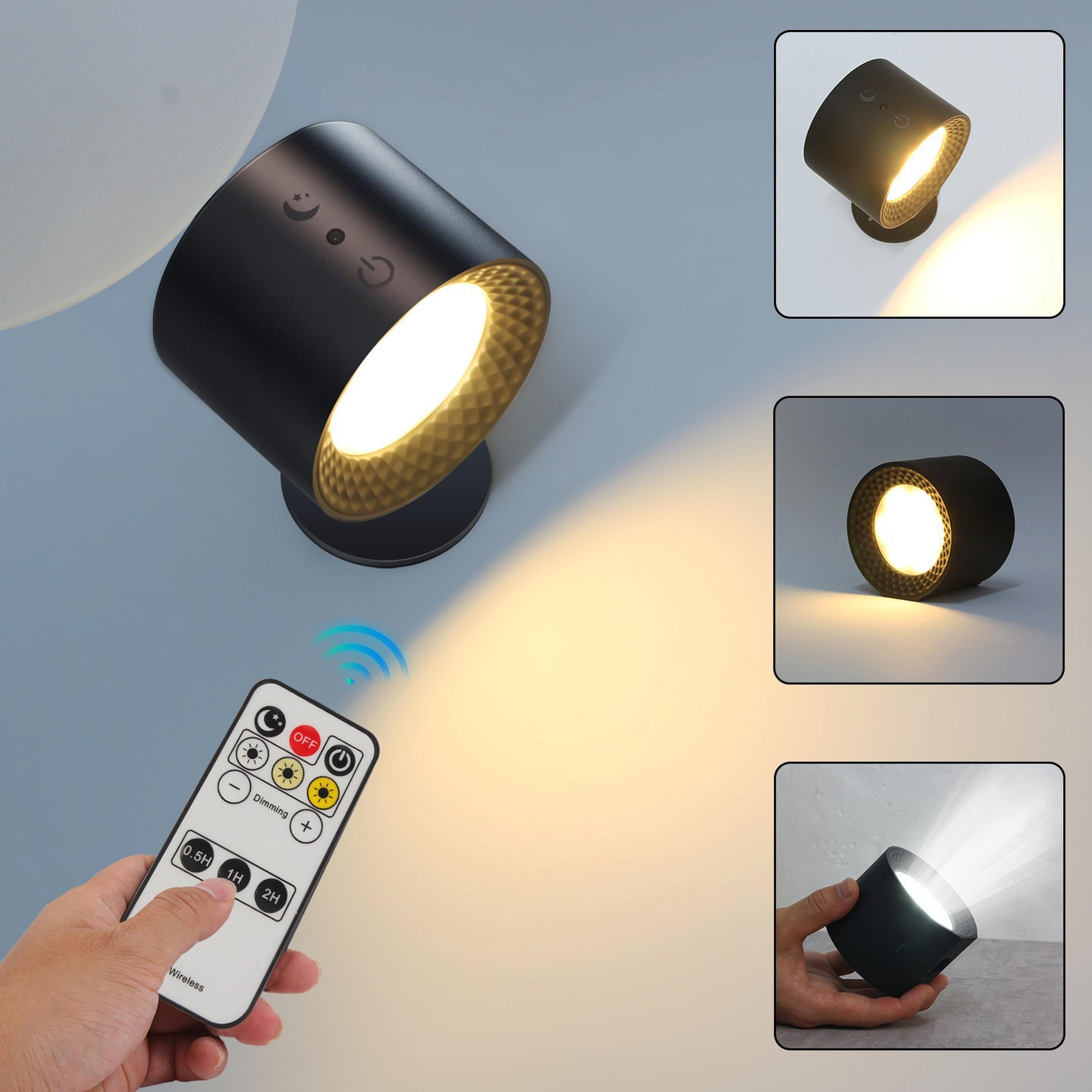 luxurious dual head led bedside wall light, convenient reading & decorative light