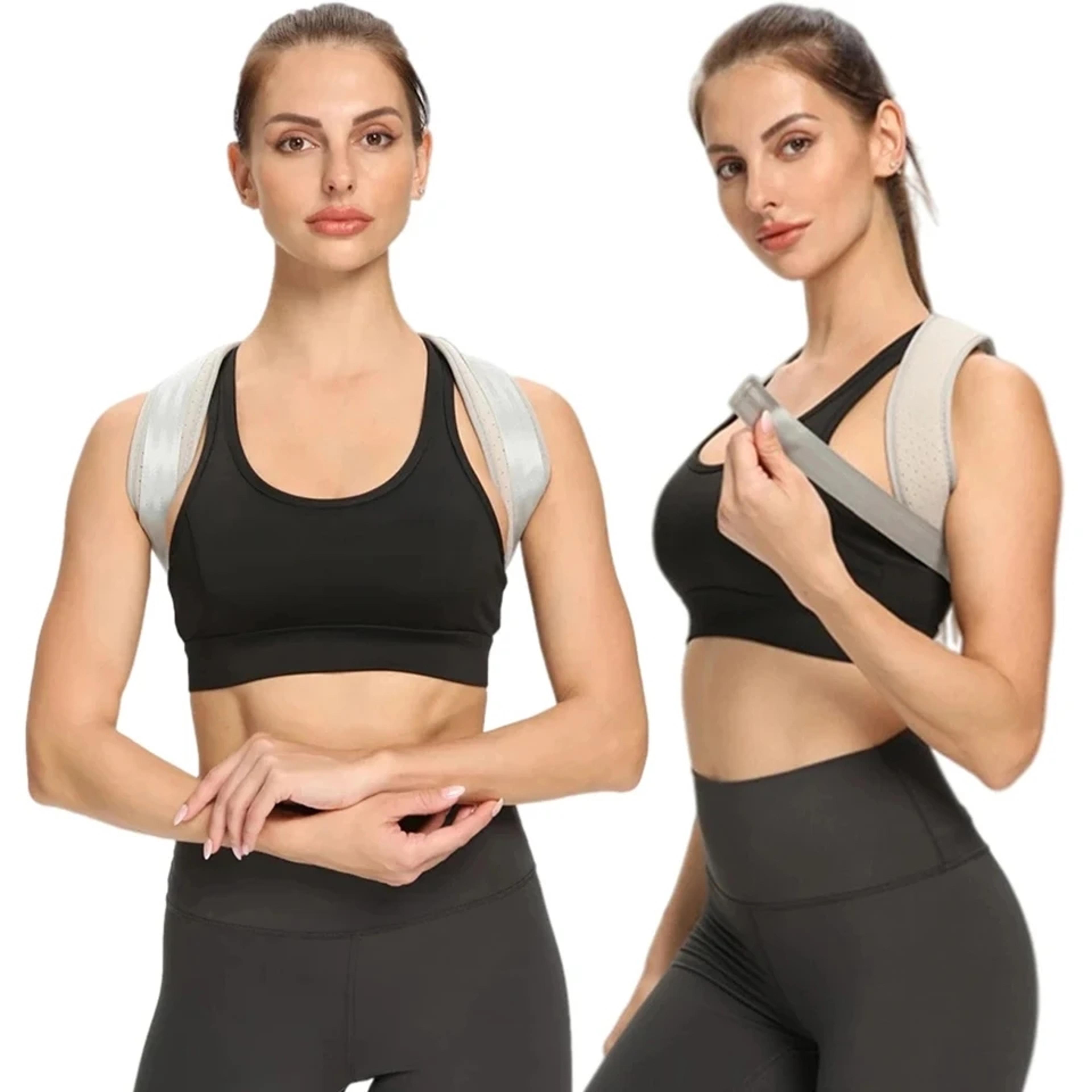 adjustable back posture corrector & neck brace, comfort support for home & office use