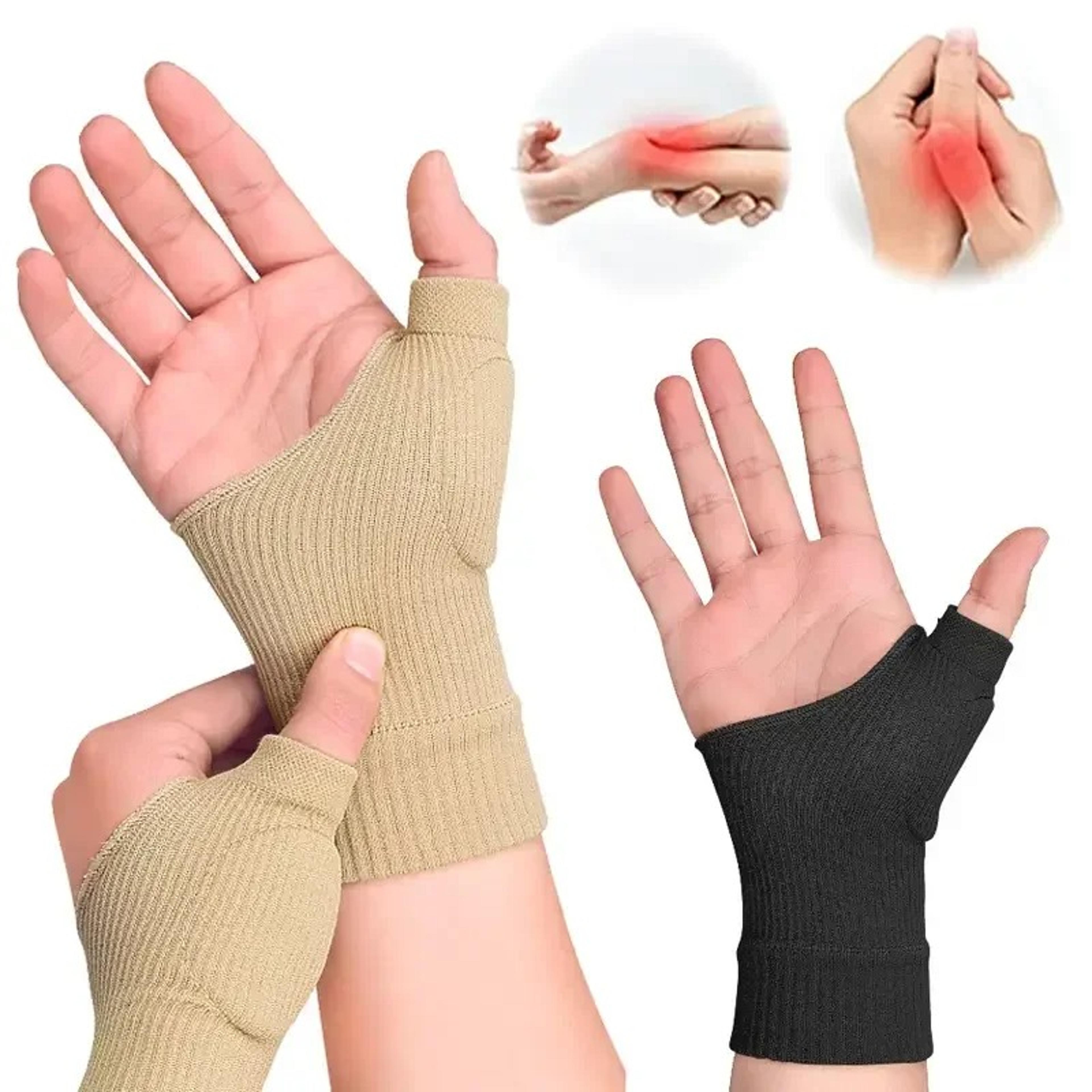comfortgrip wrist support brace for pain relief, breathable thumb compression gloves for arthritis, tendonitis & strain