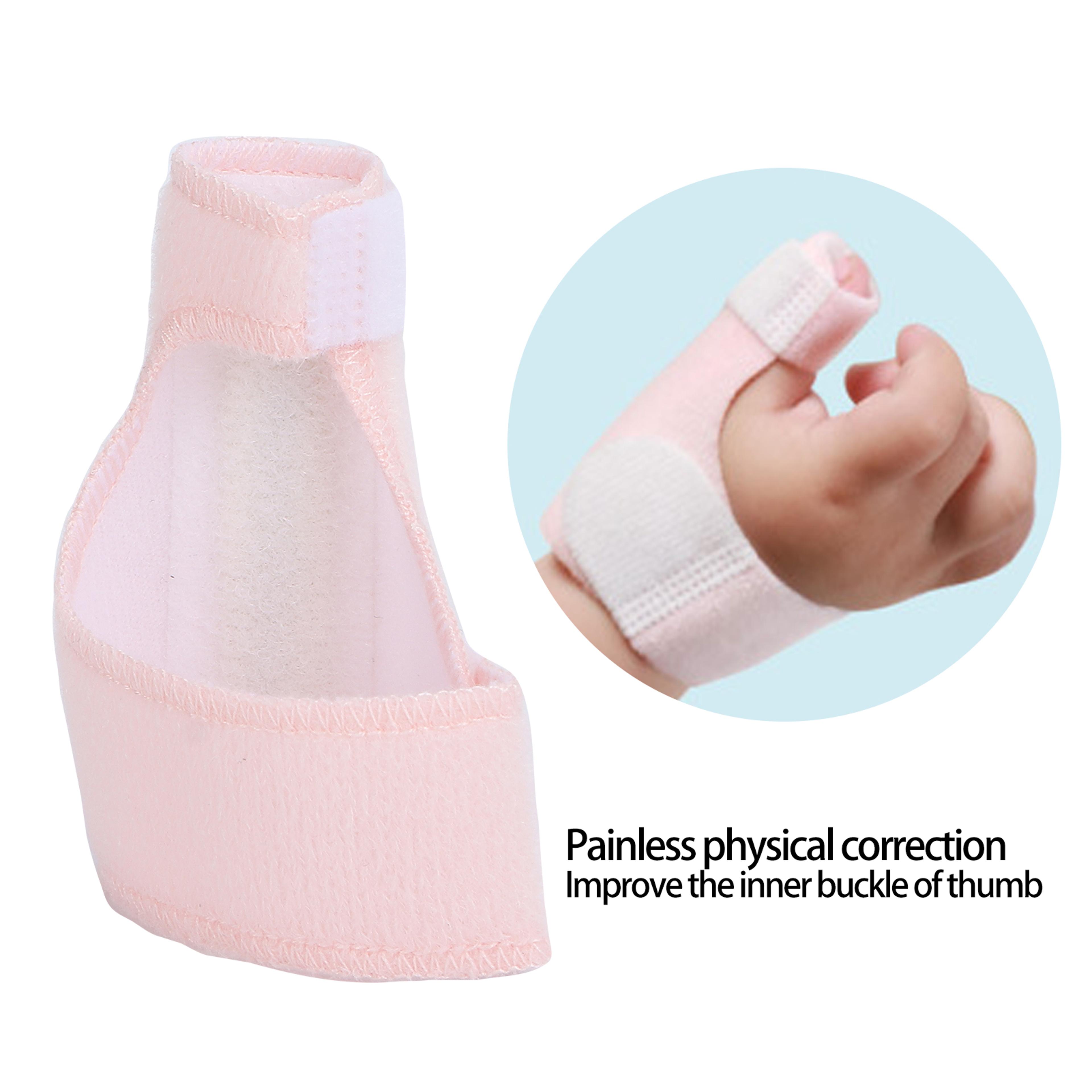 baby thumb brace splint, infant finger support stabilizer for sprain & fracture recovery