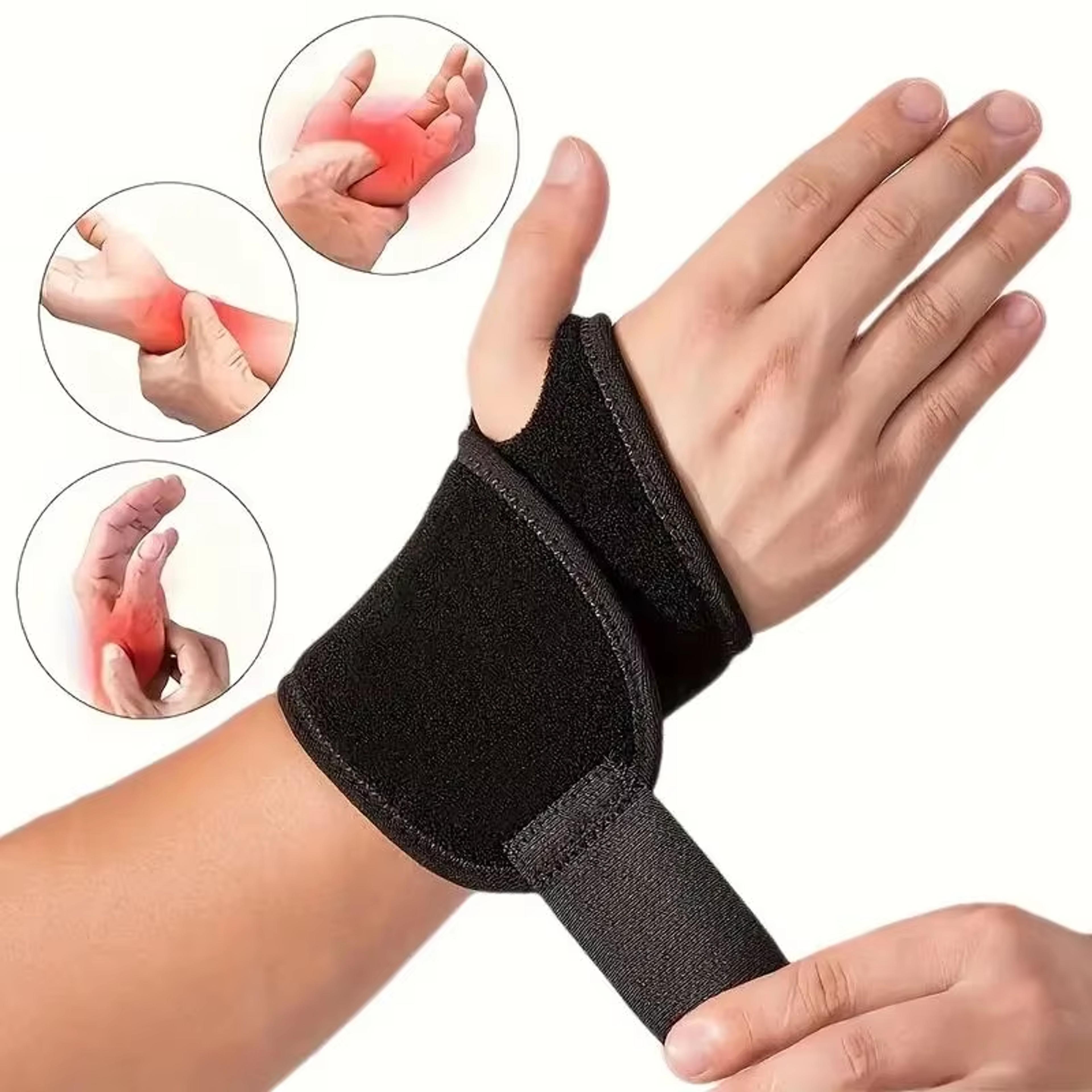adjustable wrist brace for carpal tunnel & hand support, right & left hand