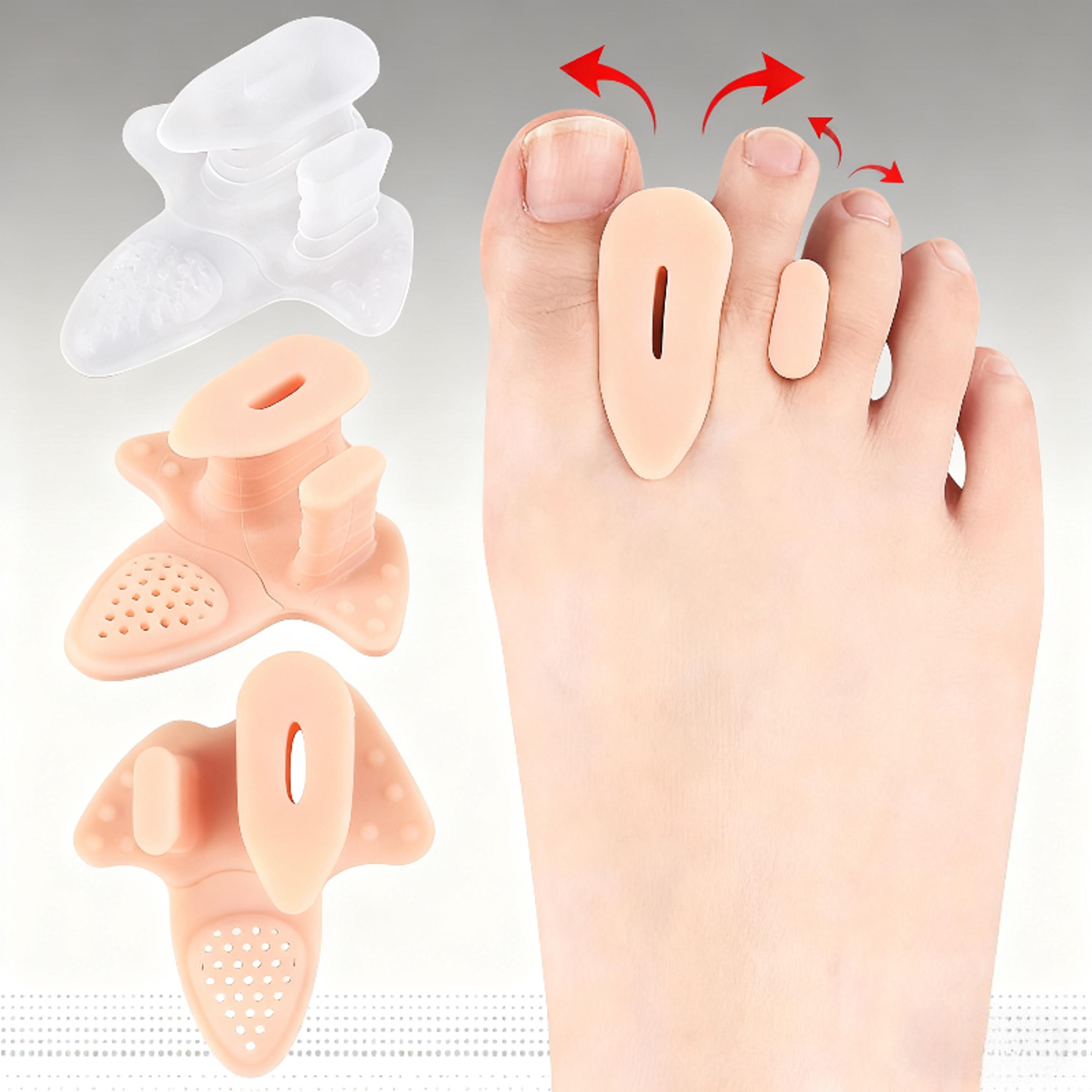 comfort toe separator & bunion relief pad with cushioned forefoot support