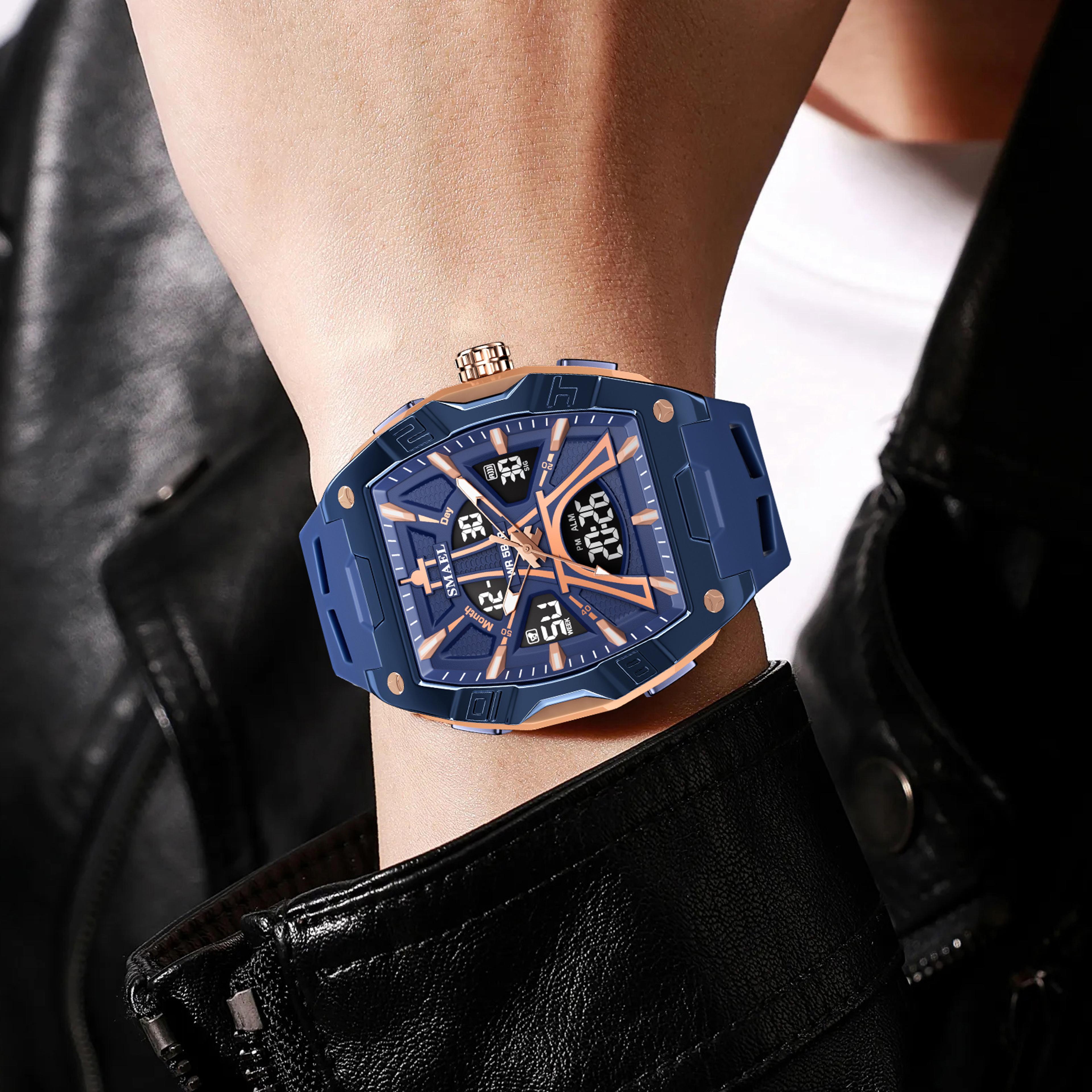 waterproof digital sport watch with alarm, night light & quartz precision for men and women