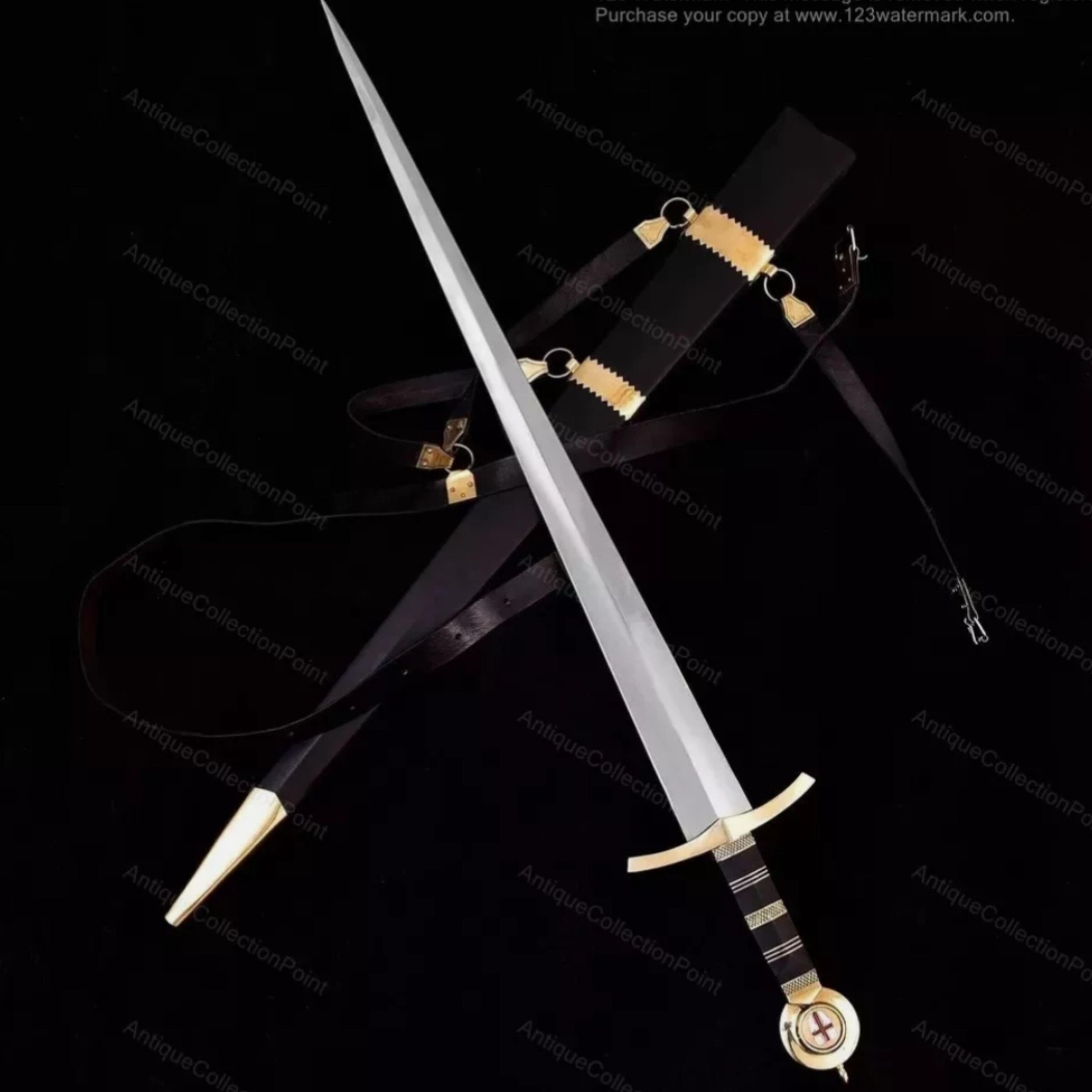 custom carbon steel sword blade greek swords hunting camping w handmade scabbard