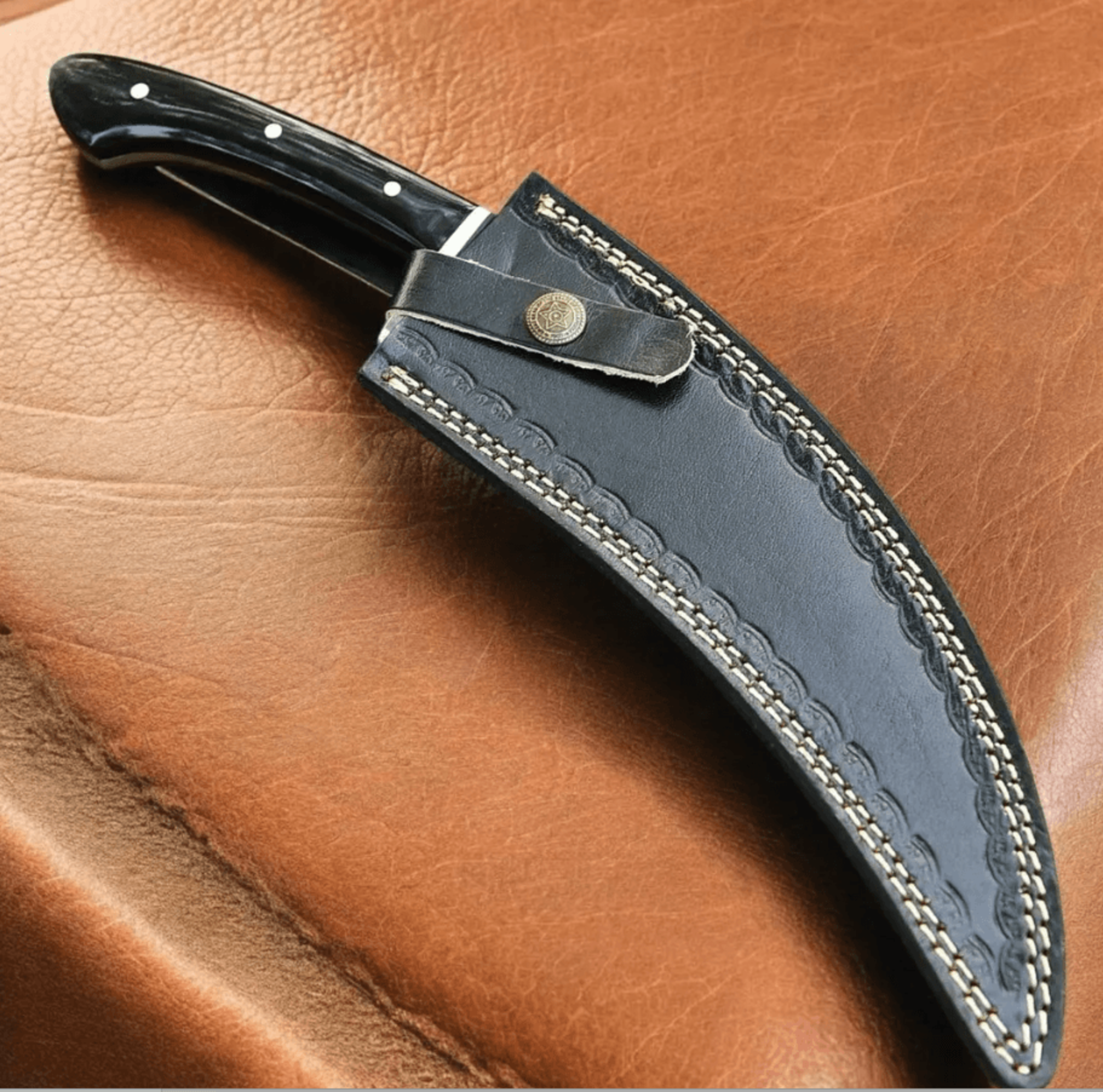 high carbon steel knife | ghostface-inspired movie prop replica | husband gift | hunter gift