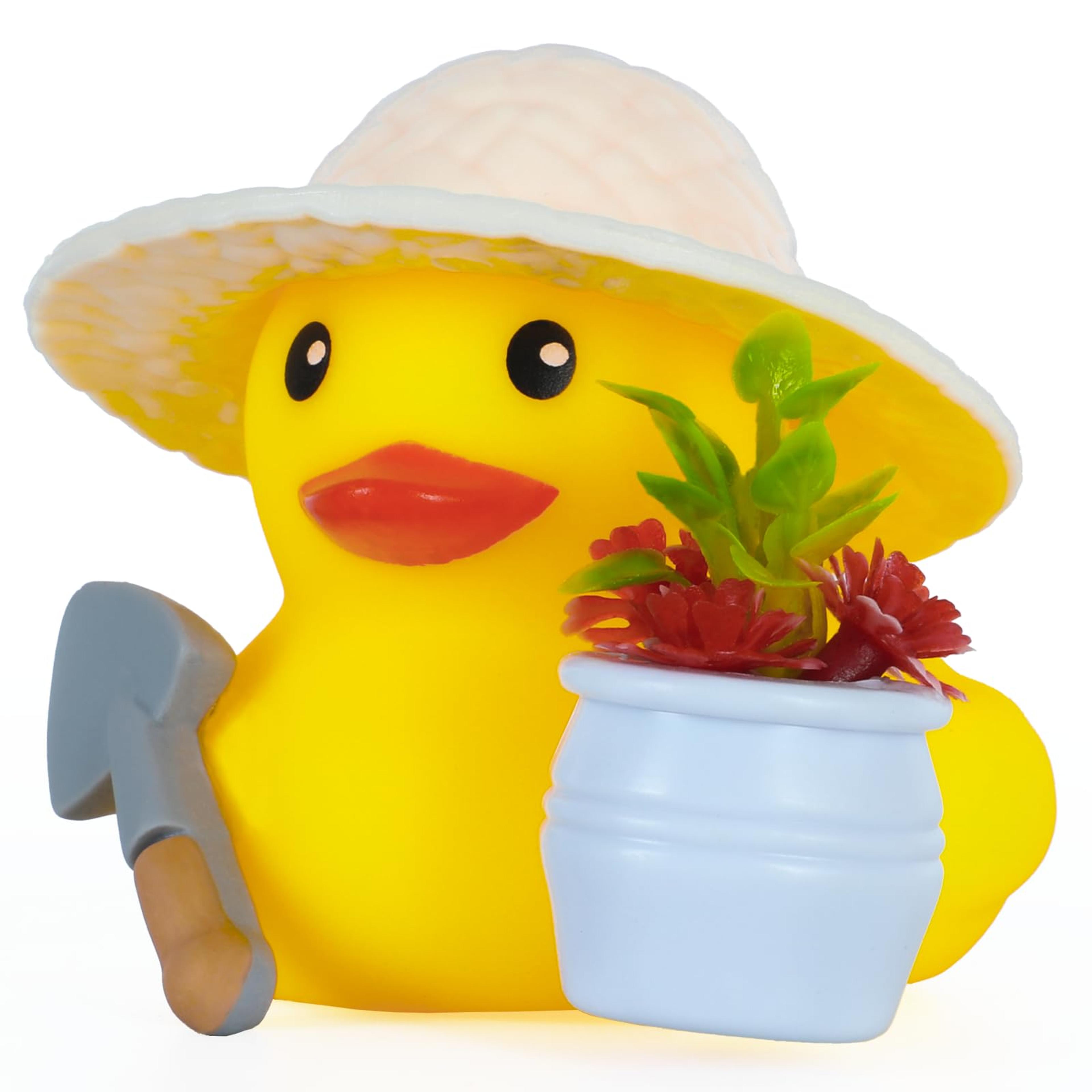 gardener jeep duck rubber duck car dashboard decoration with squeaky fun