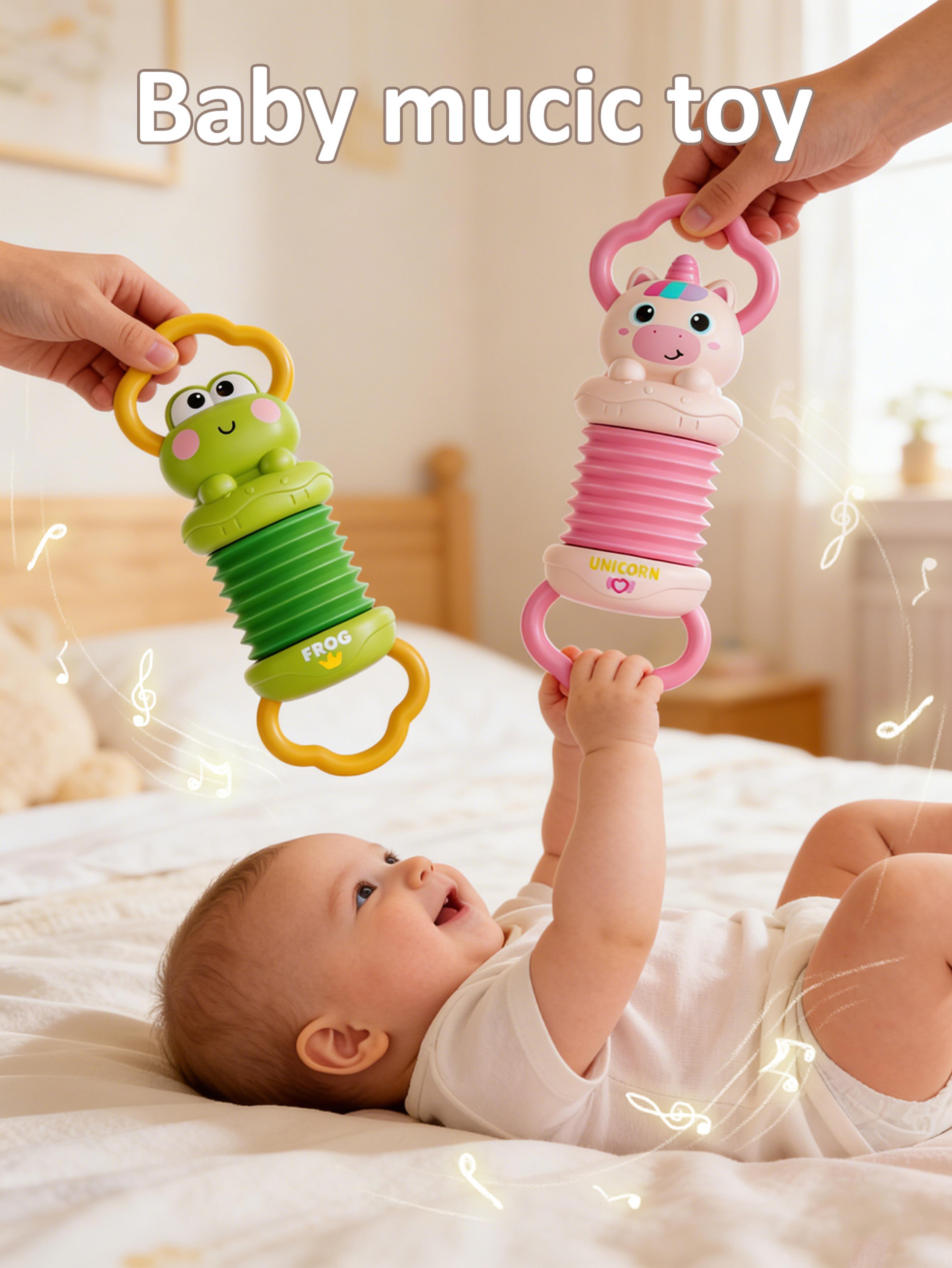 unicorn baby accordion toy musical toy for toddlers interactive sensory learning instrument