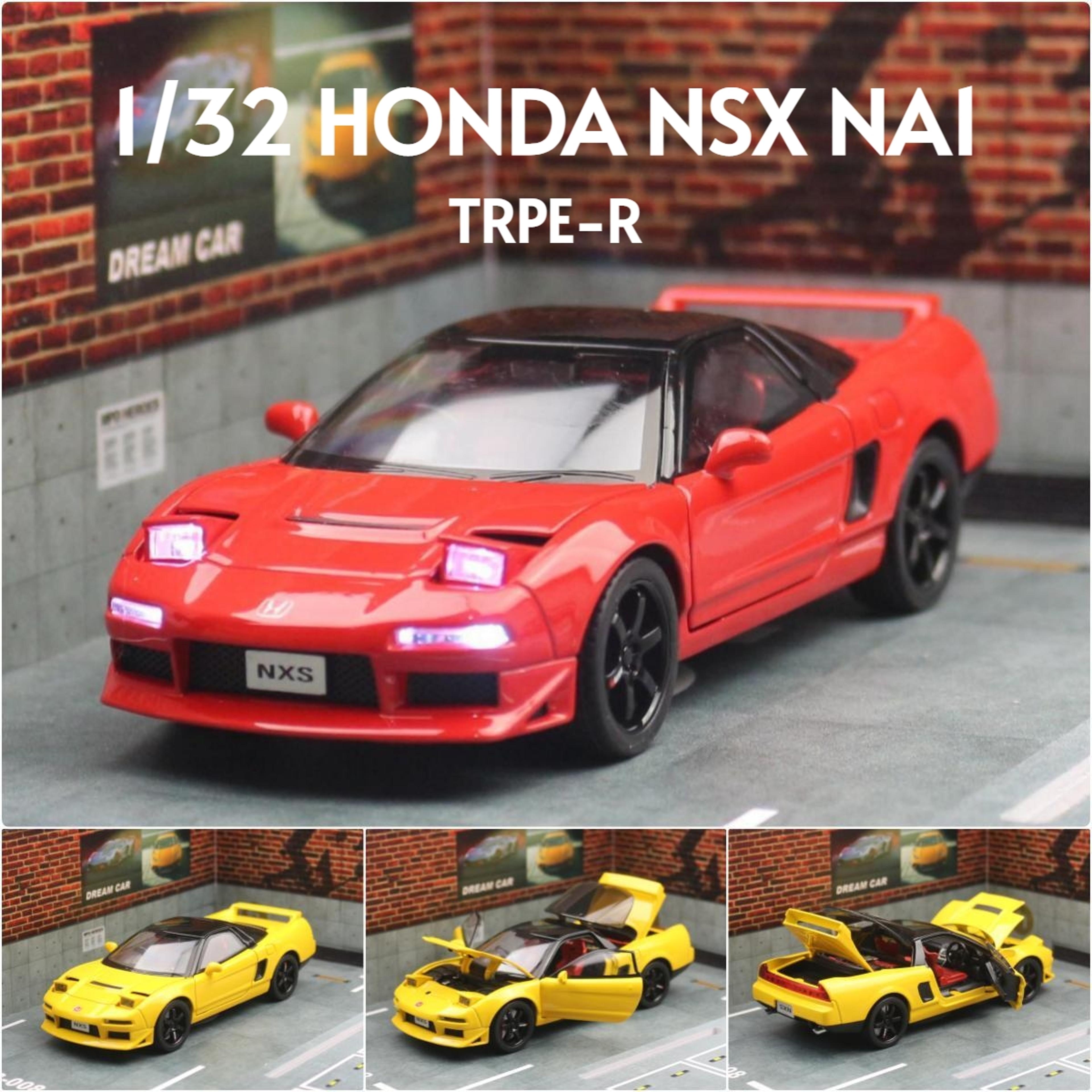 honda nsx diecast pull back toy car with sound & lights 1:32 jdm model for kids & collectors