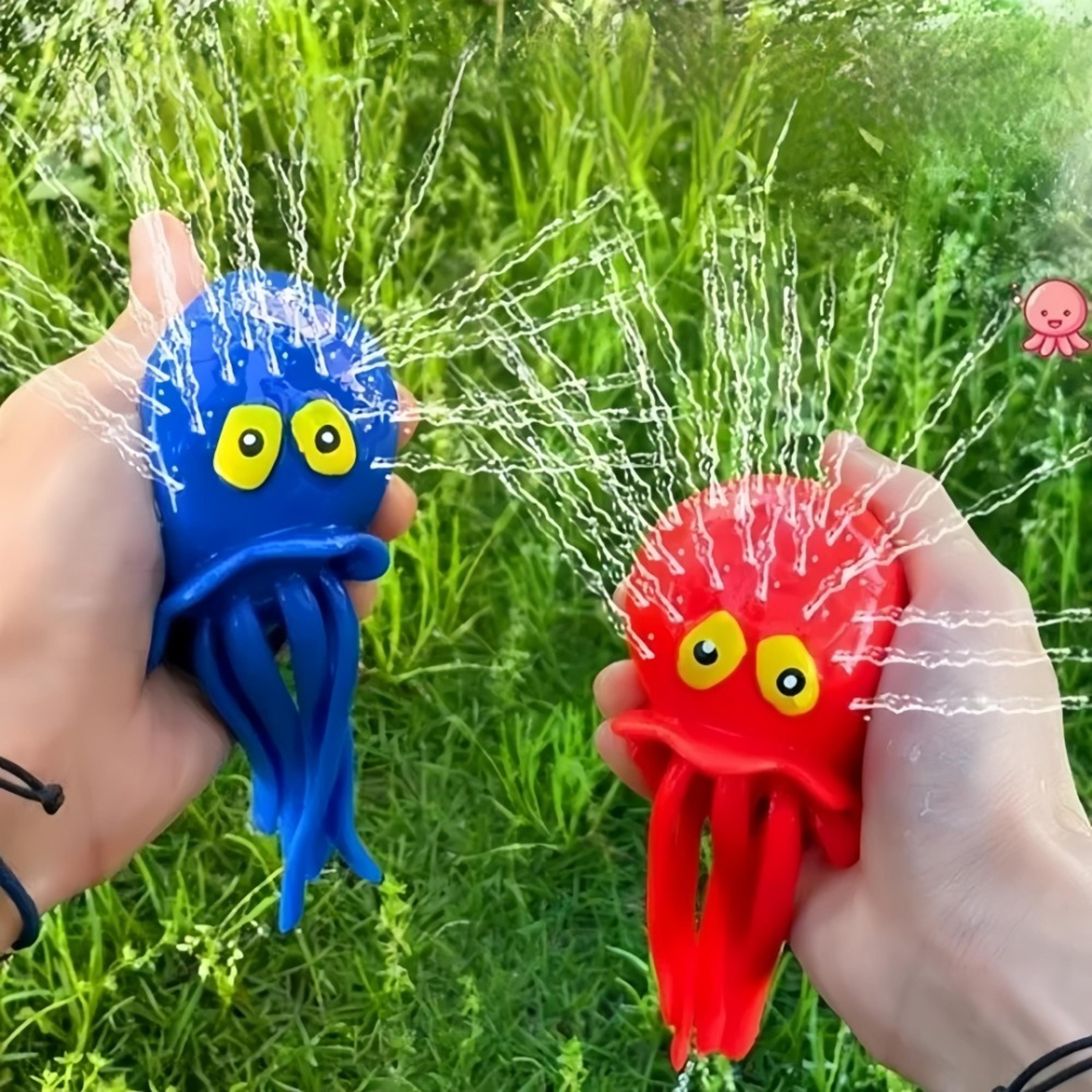 colorful octopus squeeze toy for kids & adults soft sensory stress relief pool & bath toy