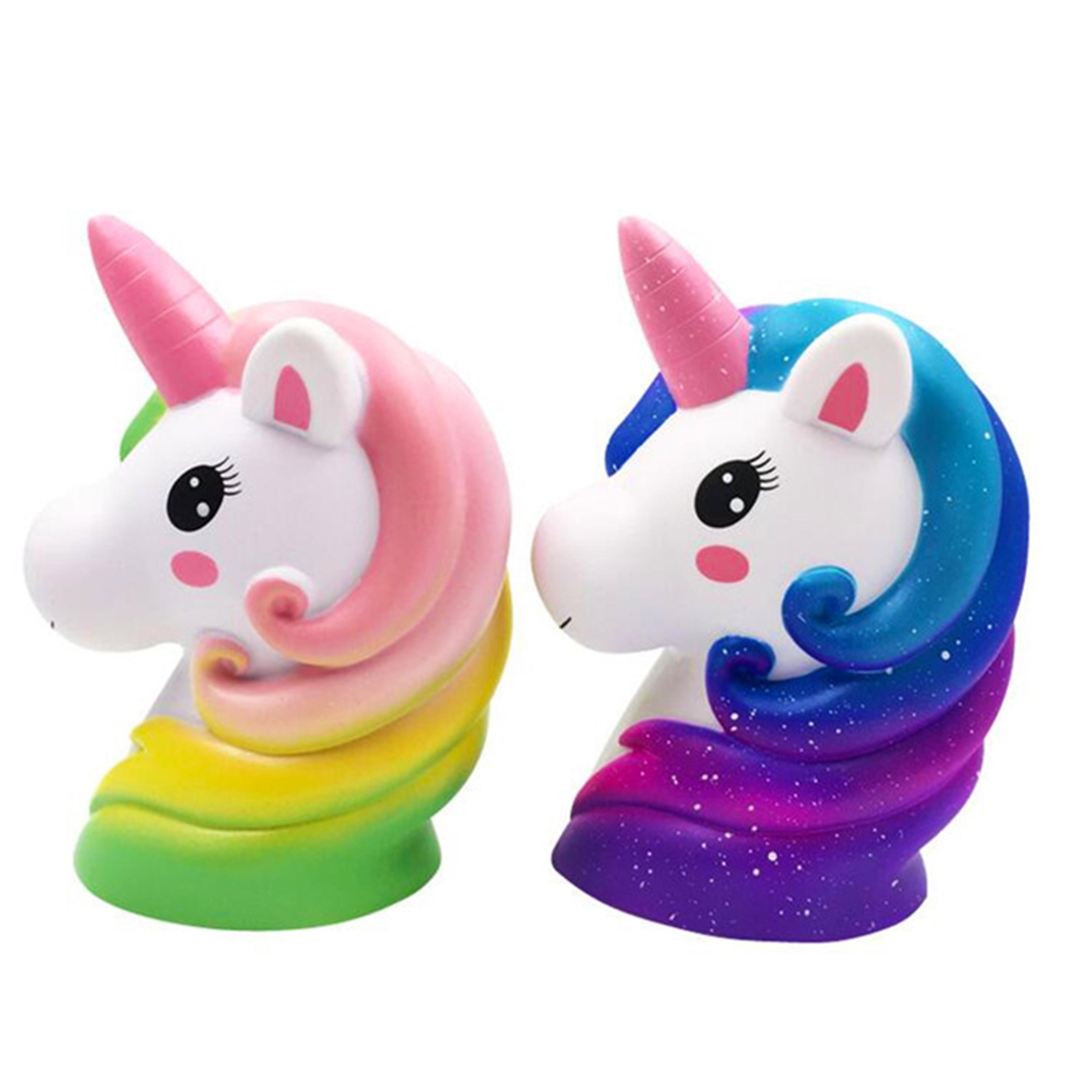 jumbo unicorn squishy slow rising scented stress relief toy for kids & adults