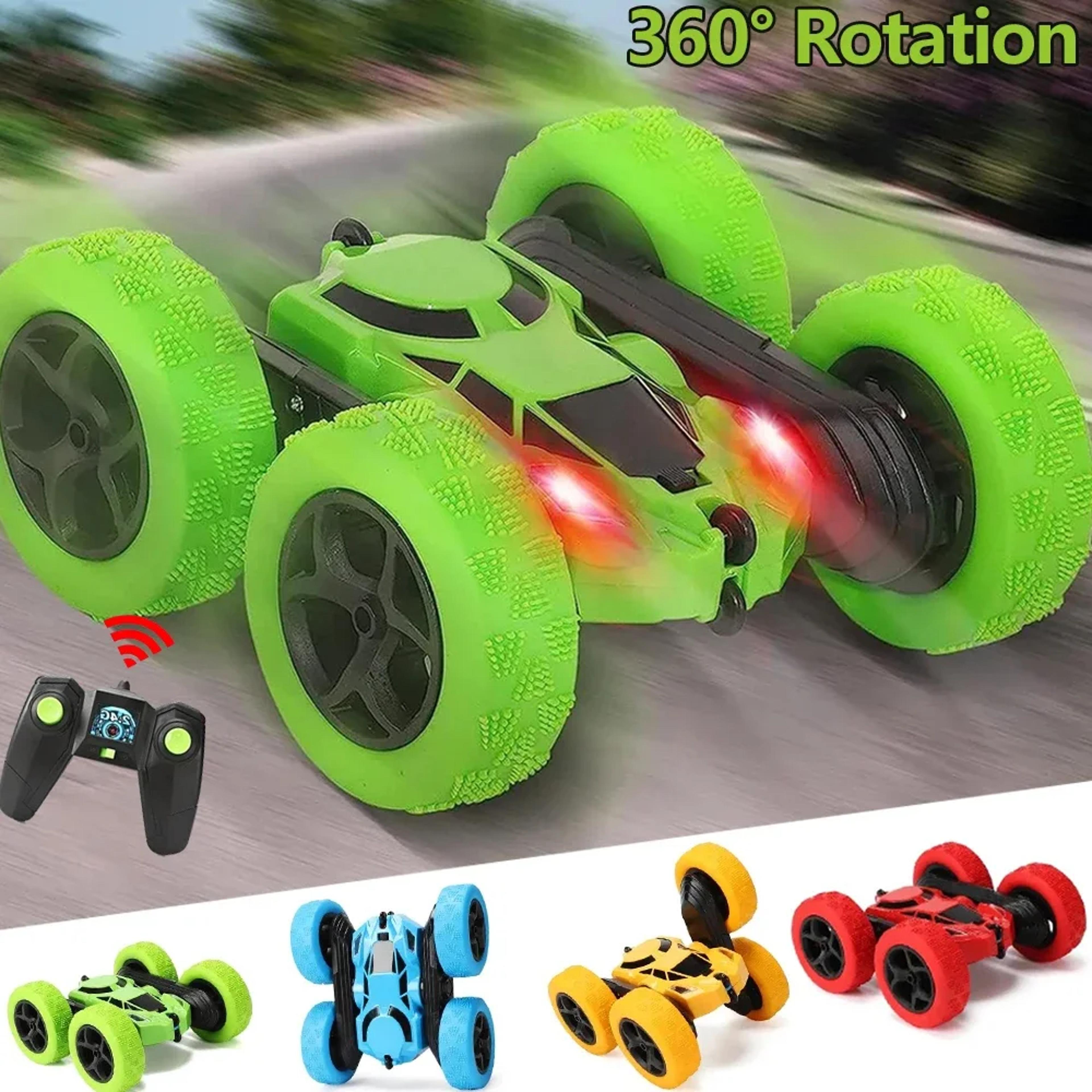 turbo flip rc stunt car 360° double sided flip remote control car for kids