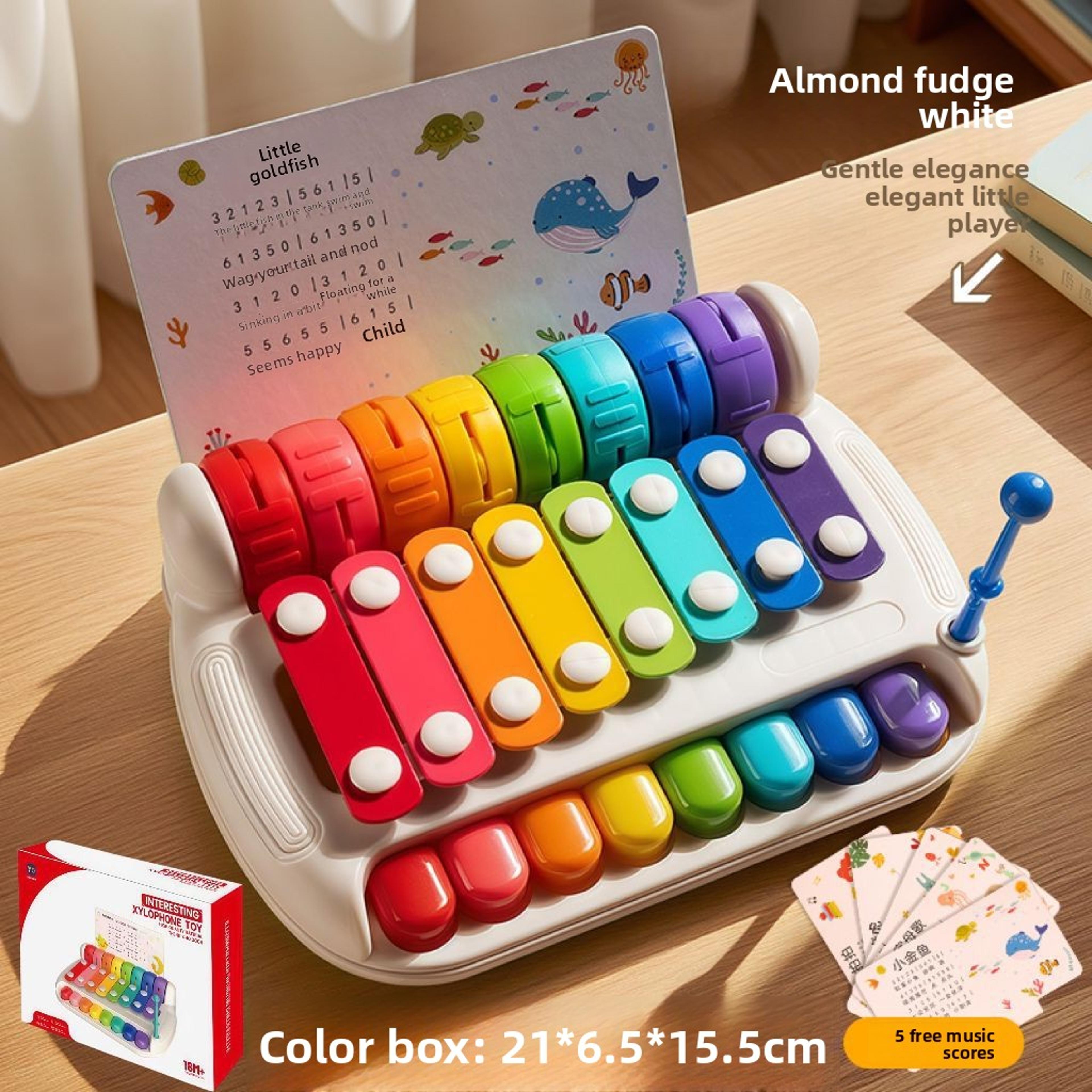 baby piano toy with 8 musical keys for early learning & sensory play