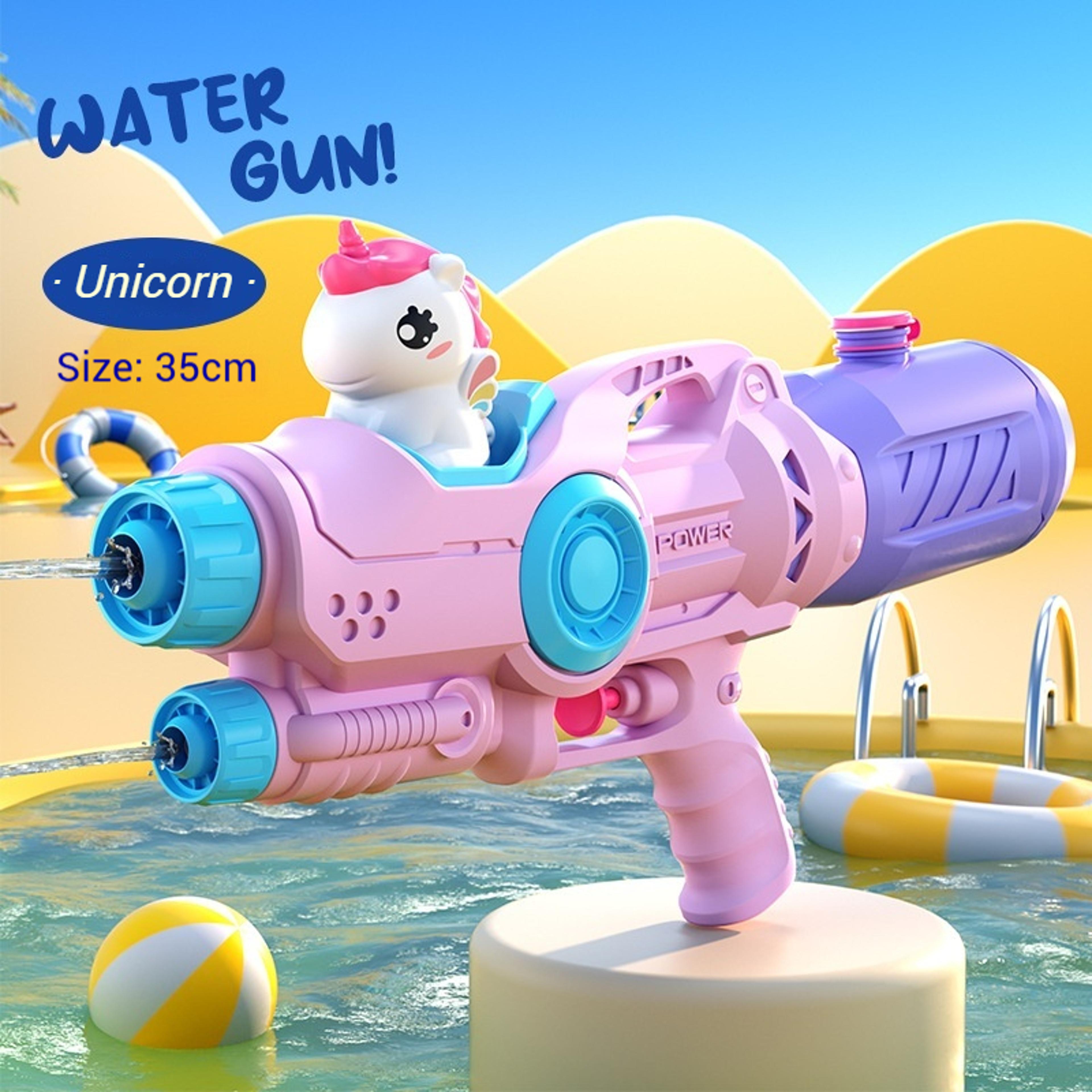 cartoon animal kids water gun double nozzle summer pool spray toy