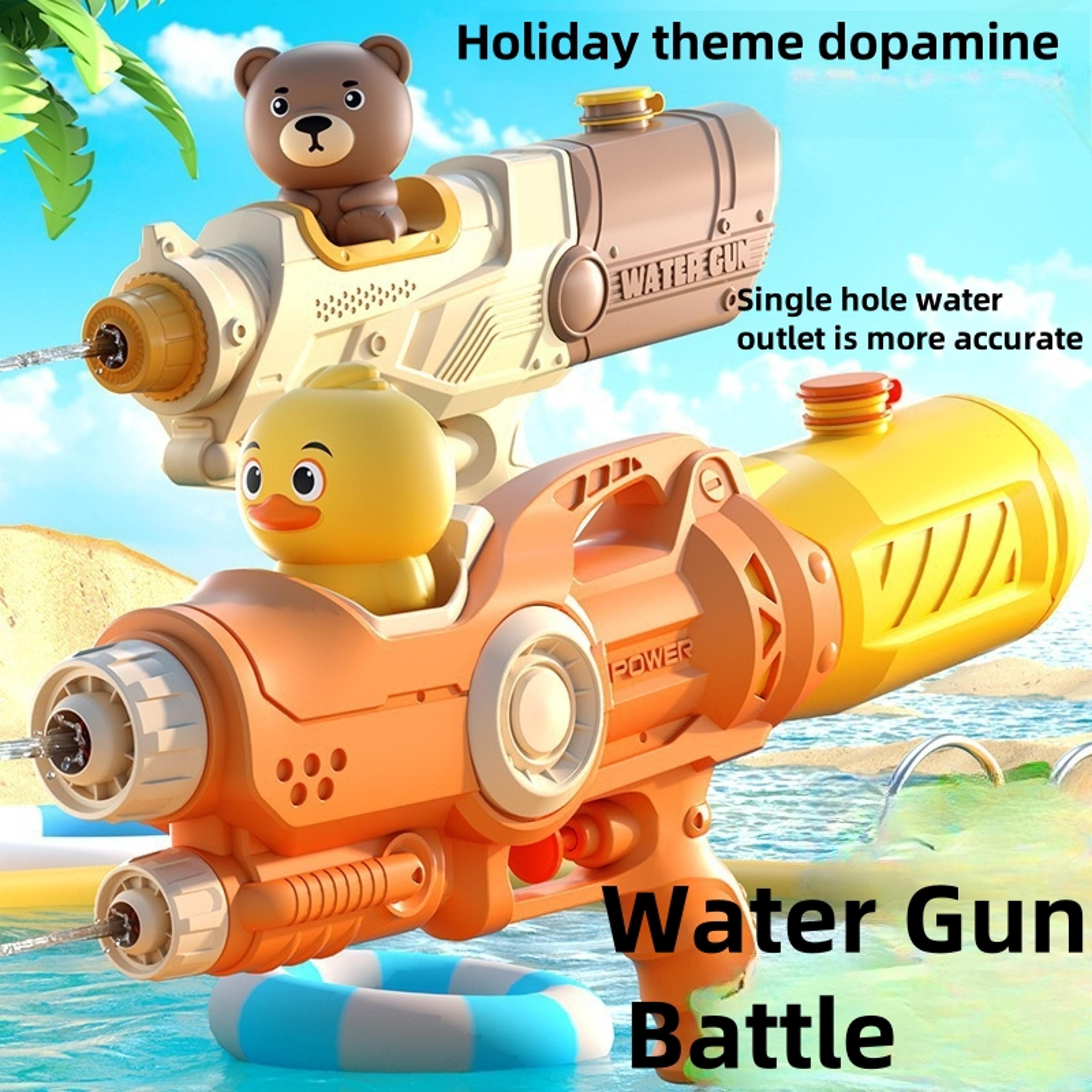 cute cartoon kids water gun for summer beach fun | duck & bear cartoon water gun toy