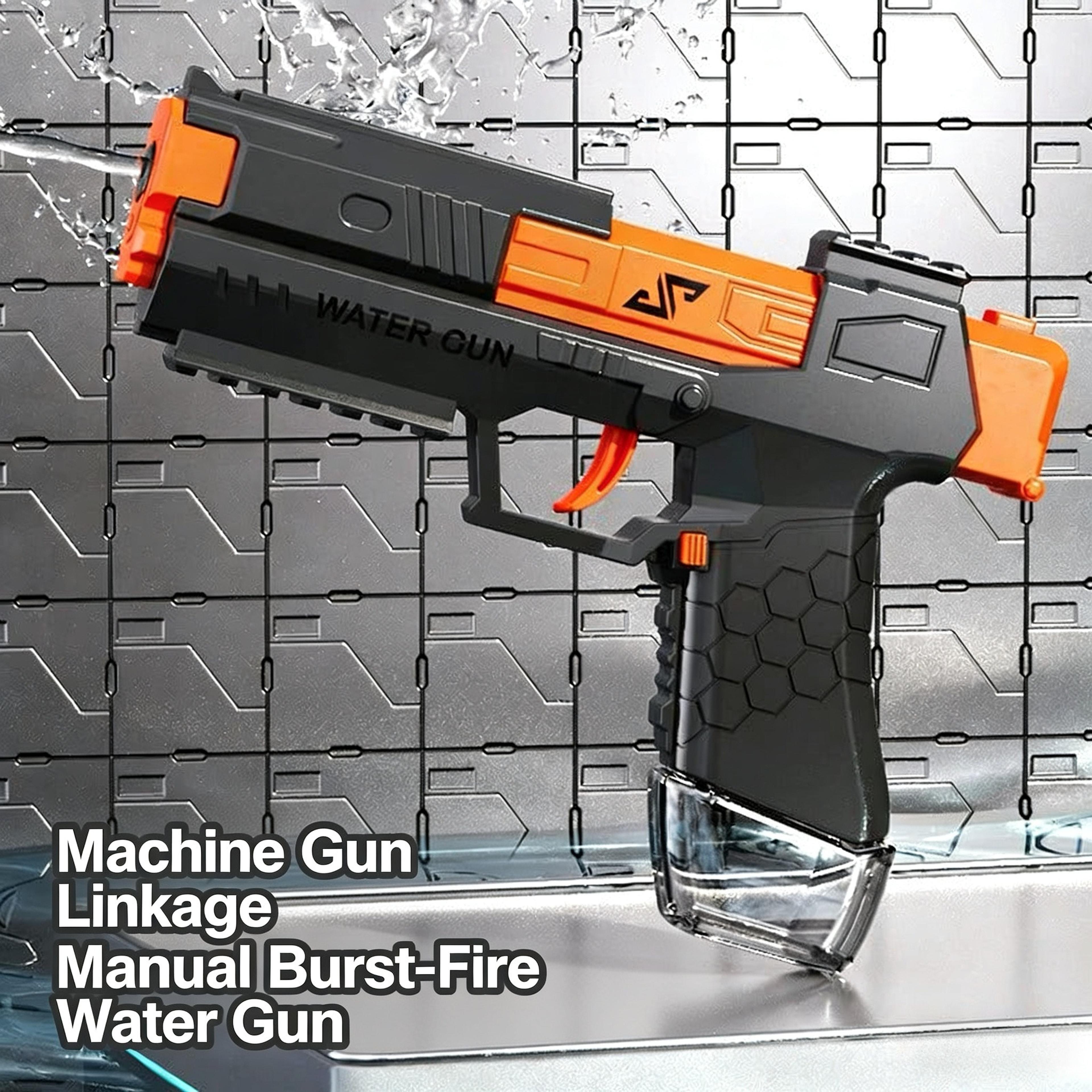 manual burst water gun high-pressure water pistol for summer pool & beach water battles