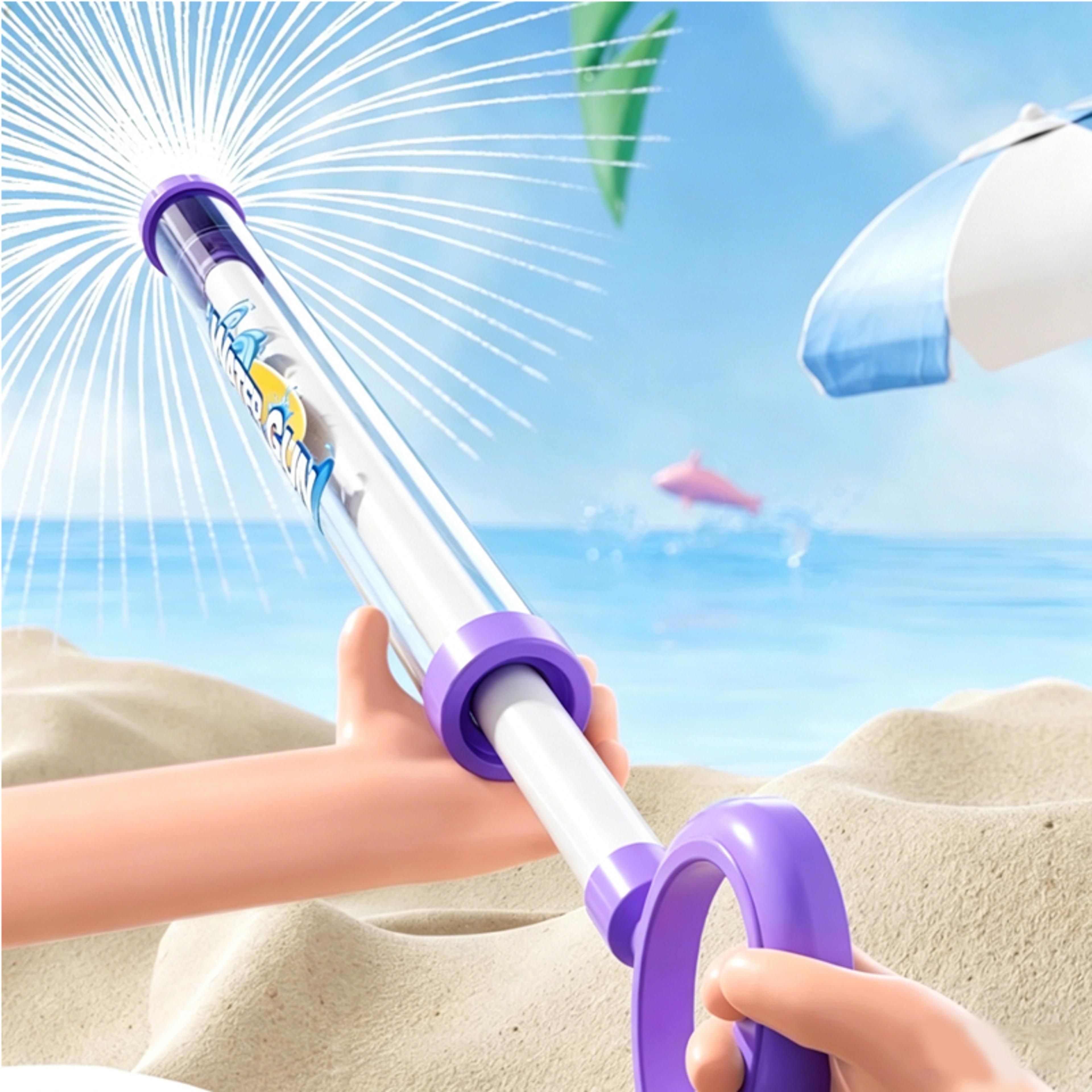 fireworks water gun pull-out water soaker blaster for pool, beach & backyard summer fun