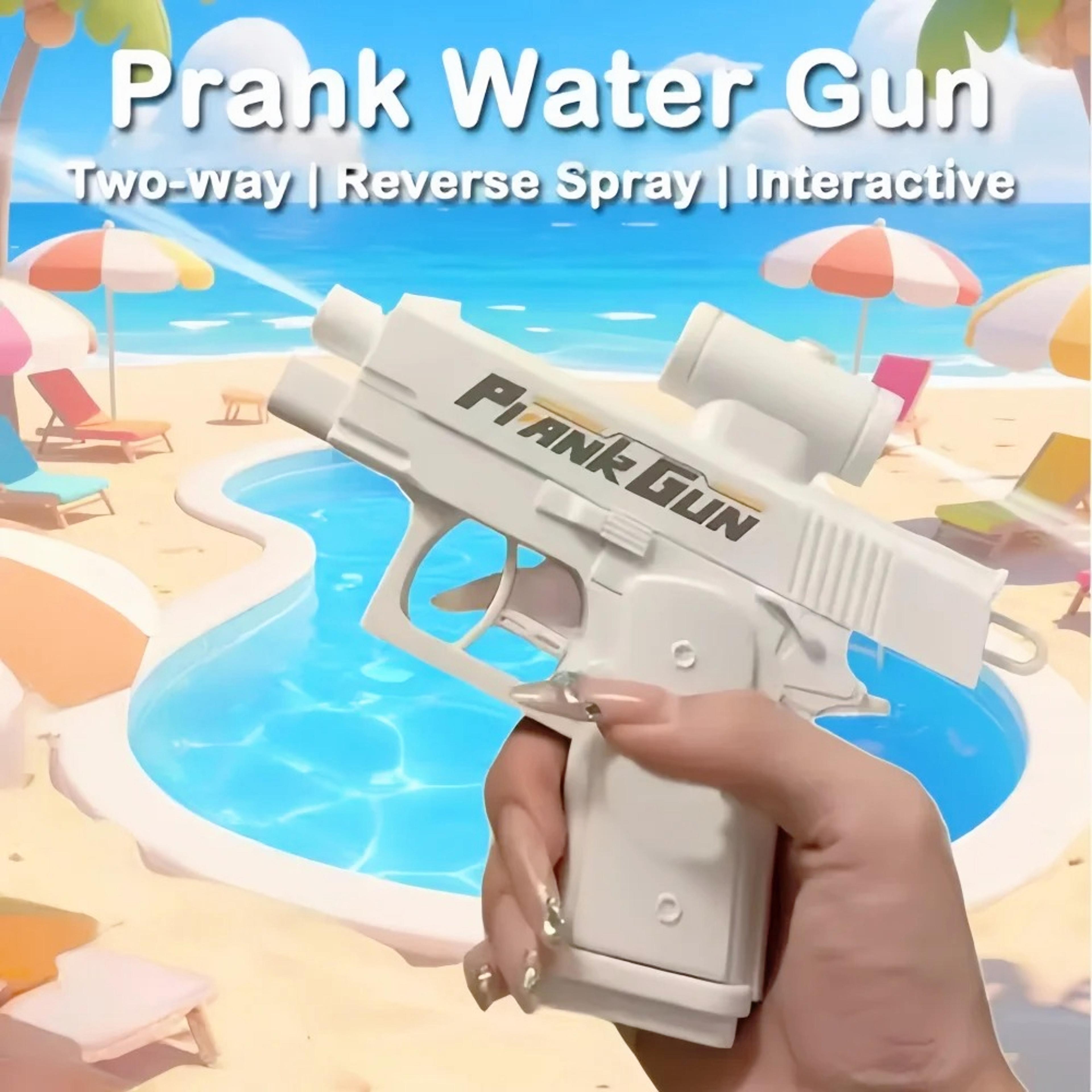 reverse surprise prank water gun double sided reverse water spray gun for kids & adults