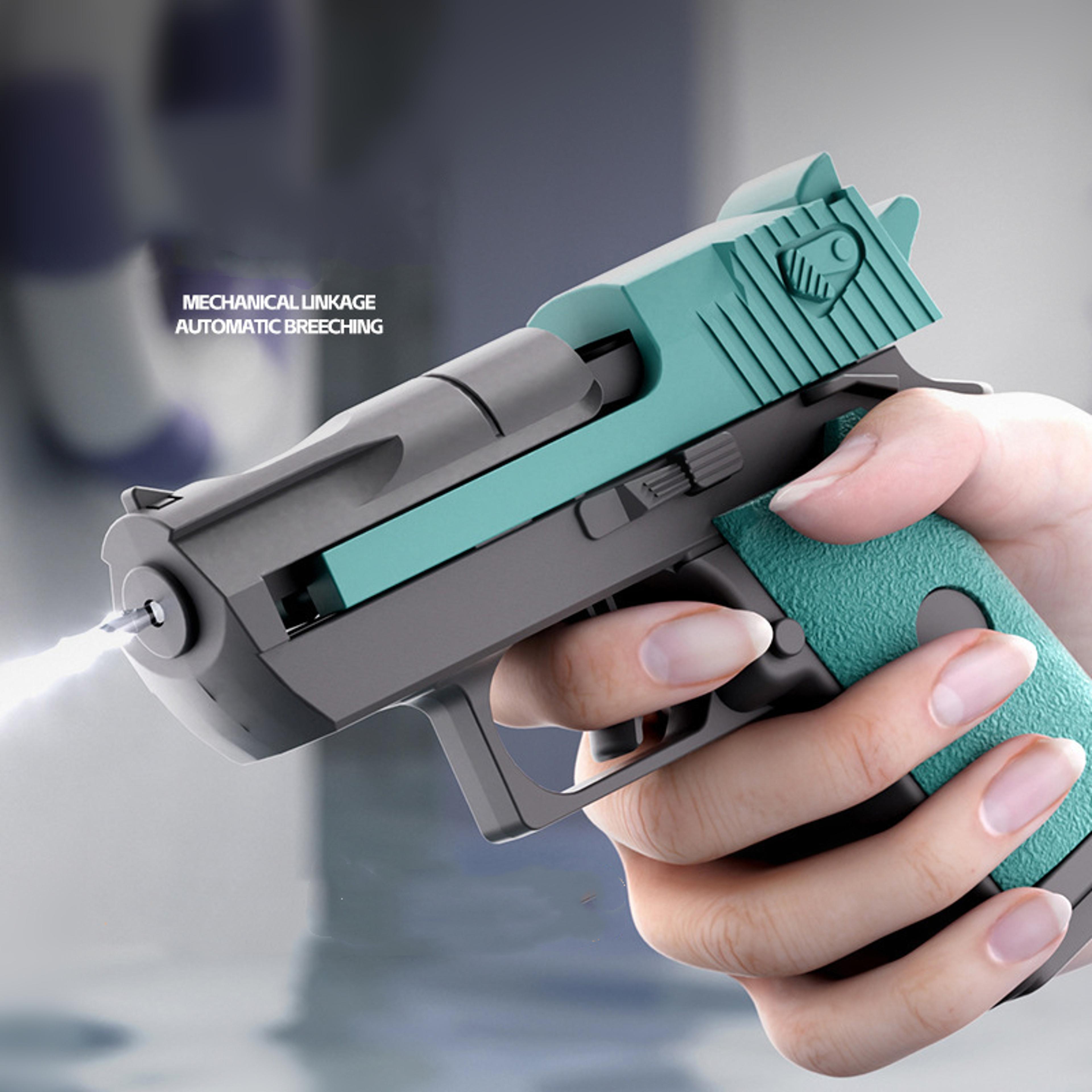 mini desert eagle water pistol for kids continuous firing mini water gun for summer beach & outdoor play