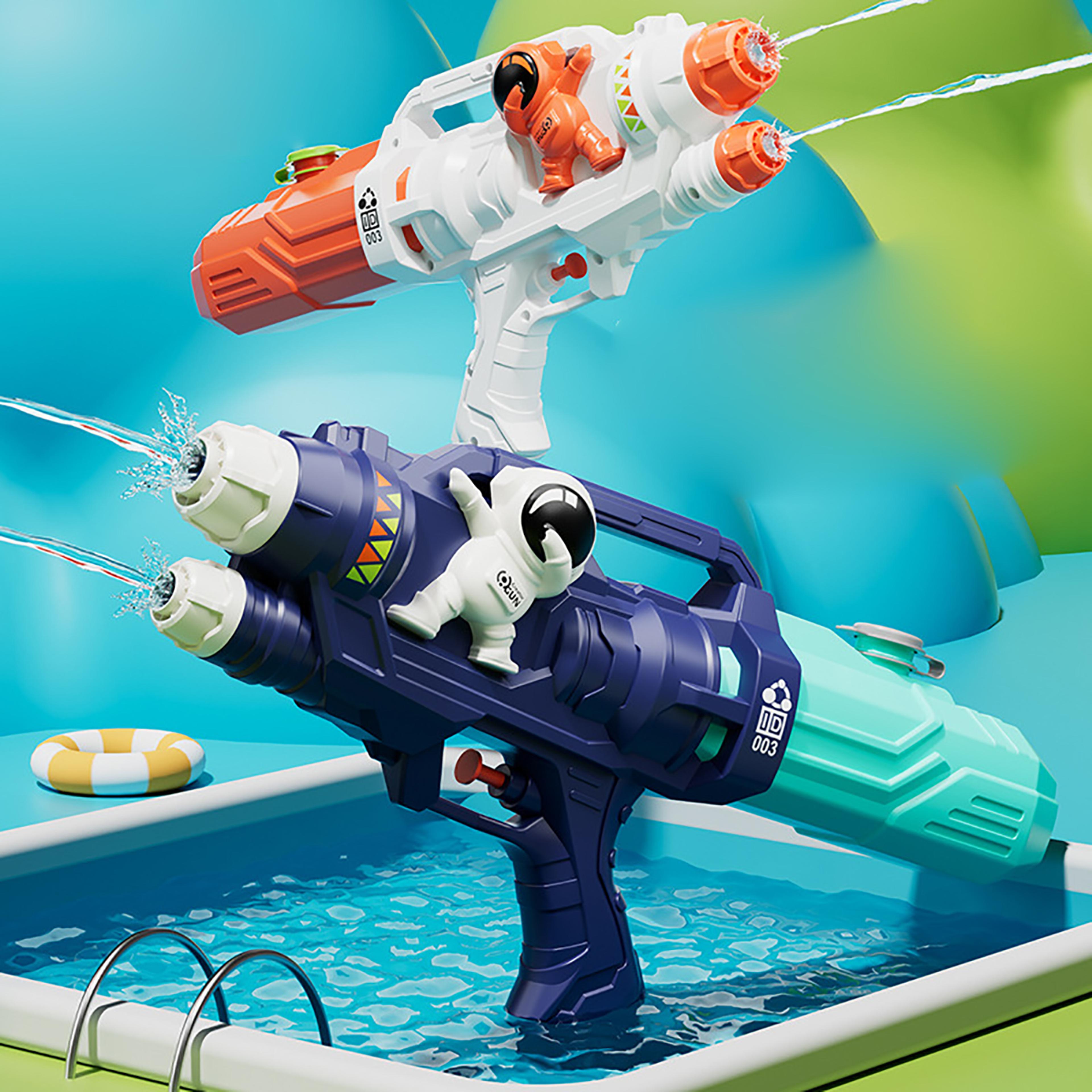 double nozzle water gun for kids large capacity summer outdoor beach pool water blaster
