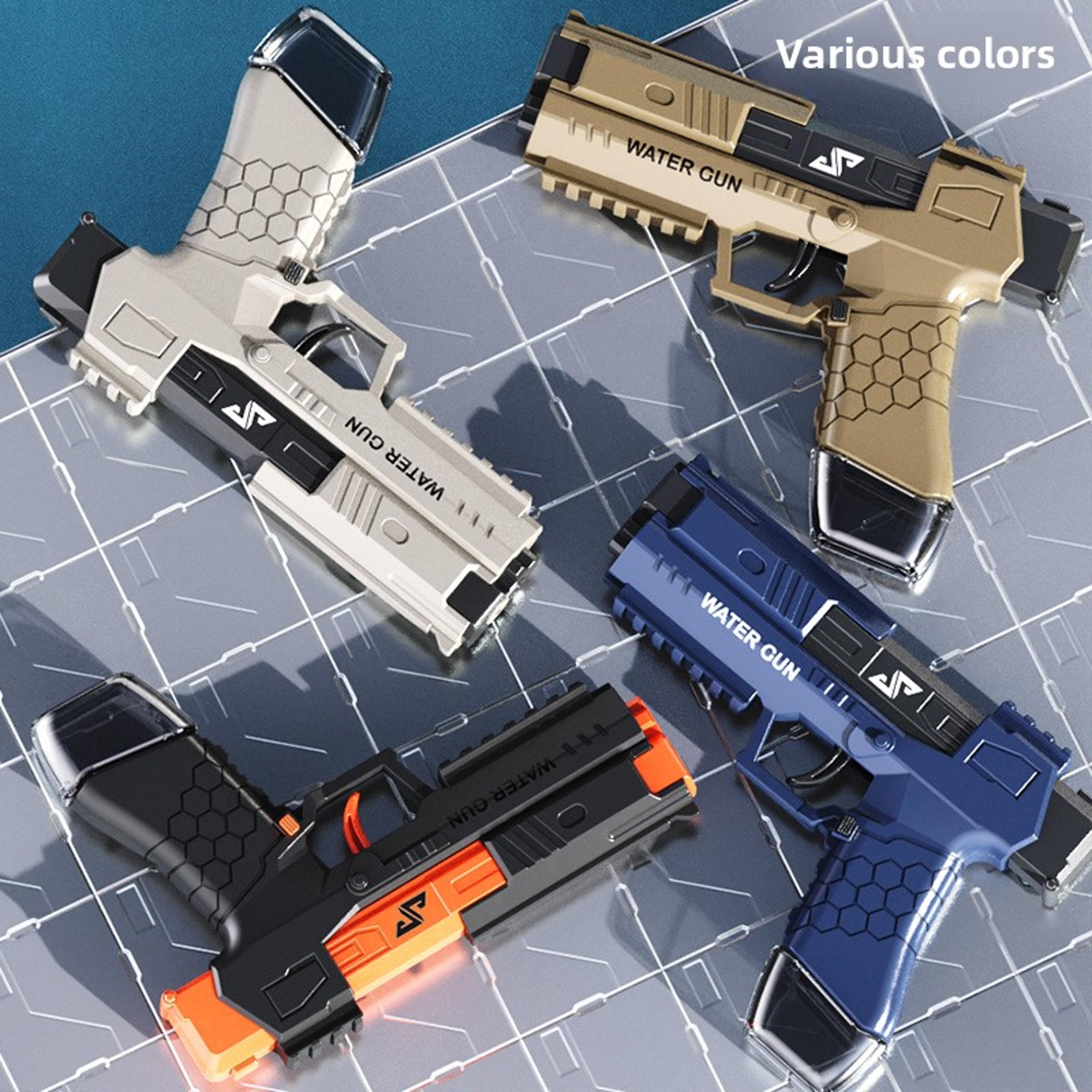 portable water gun manual burst water pistol for kids & adults summer beach & pool squirt toy