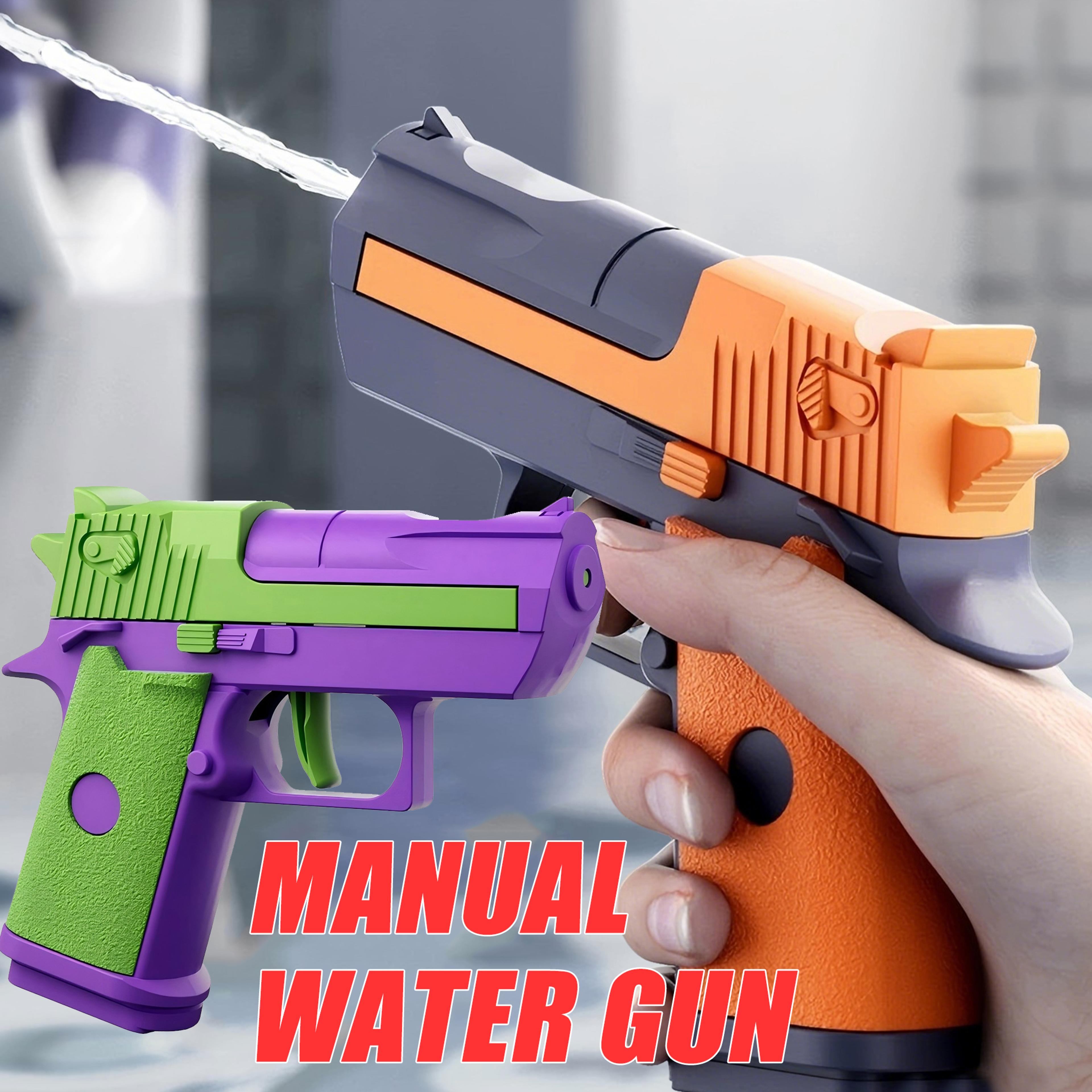 mini water gun manual continuous fire water pistol for summer pool & outdoor games