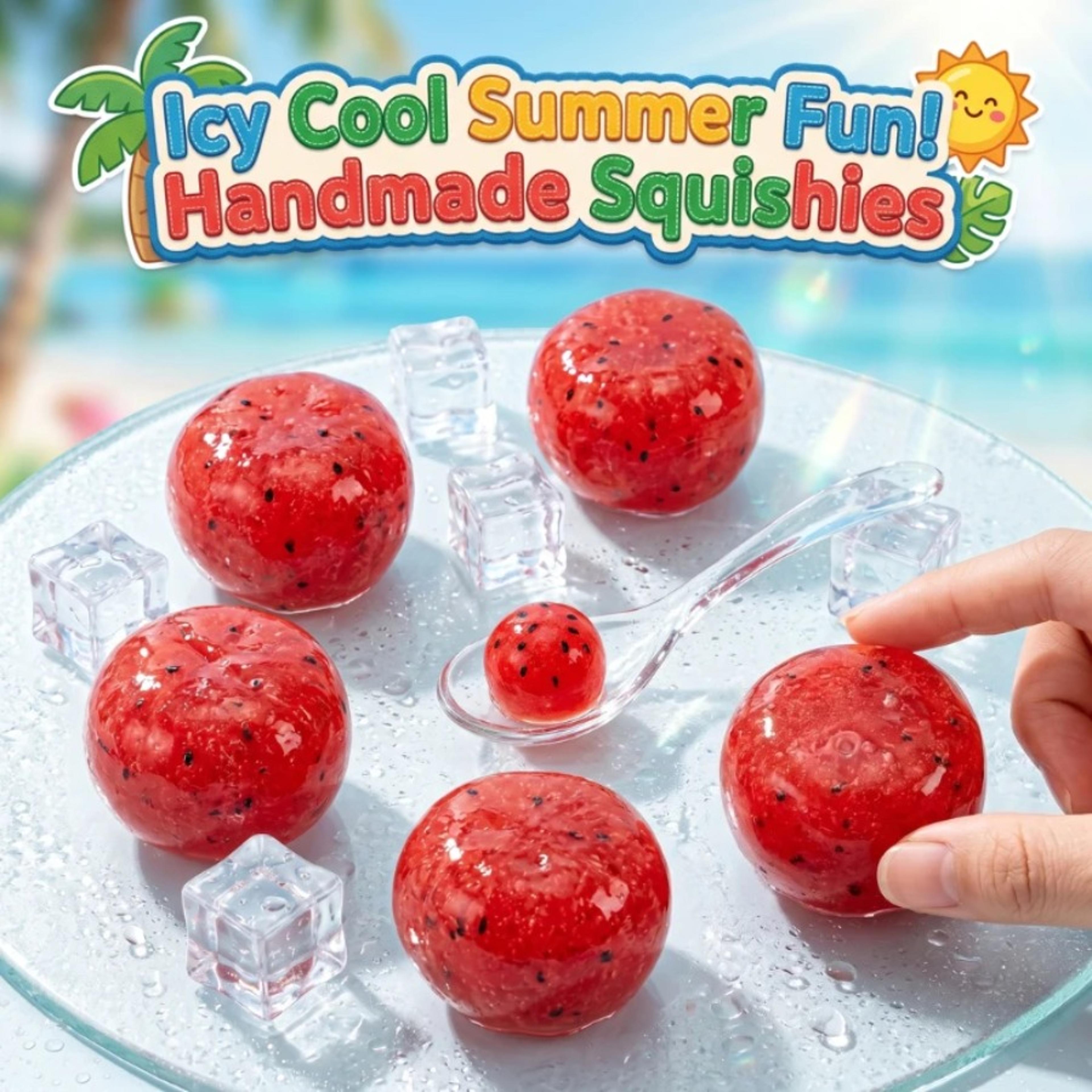 watermelon squishy stress relief toy slow rising sensory squeeze toy