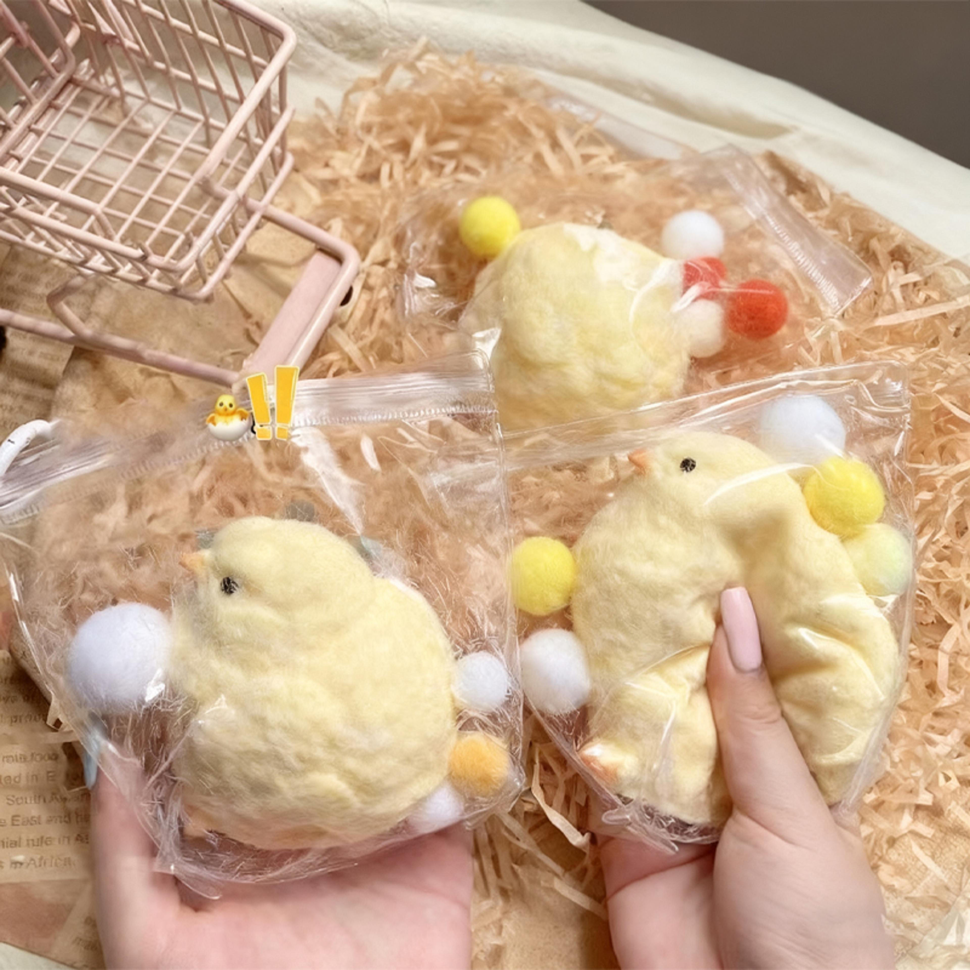 cute chick stress relief toy slow rebound squishy plush fidget for anxiety relief & sensory play