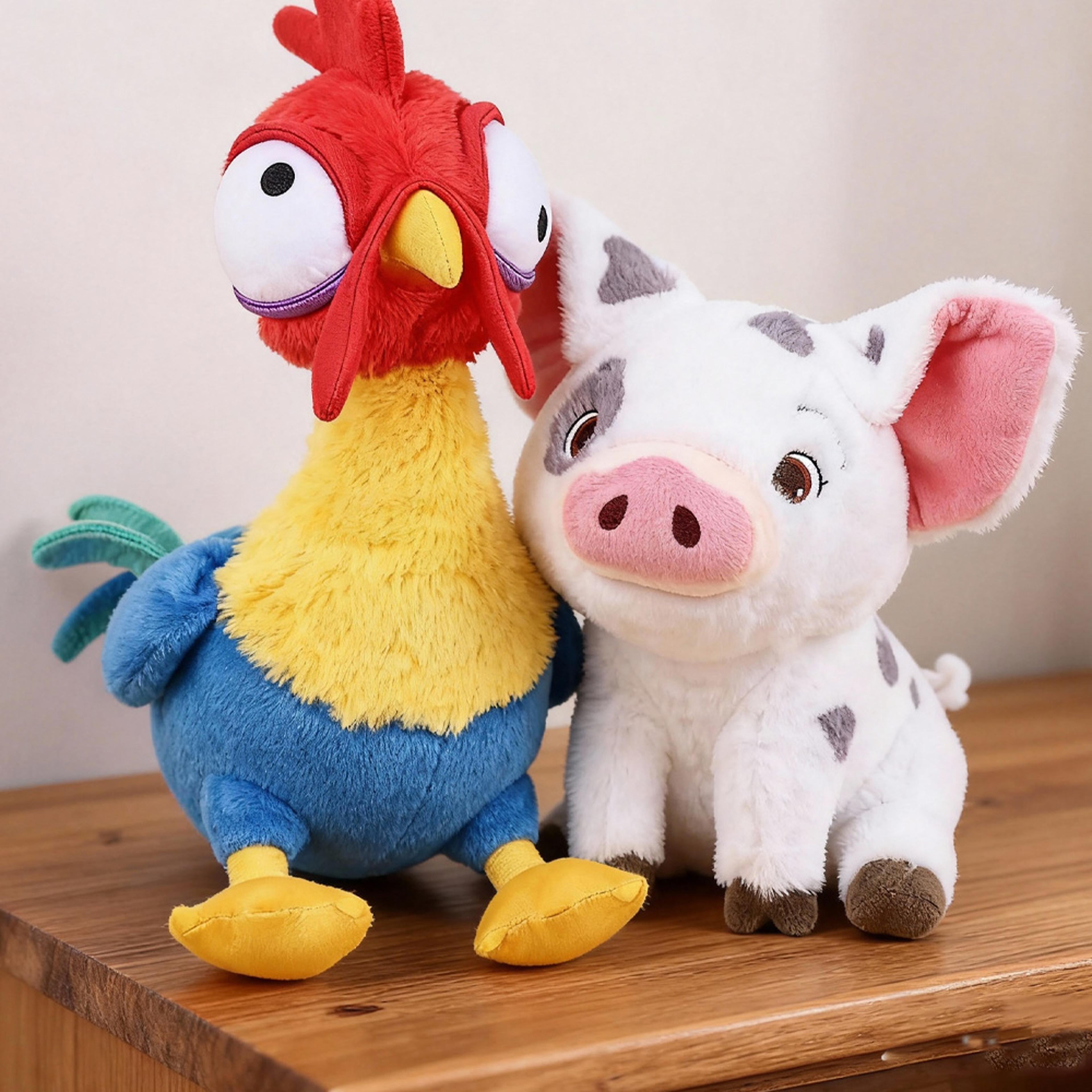 moana pua pig & hei hei plush toy soft anime stuffed animal for kids & collectors