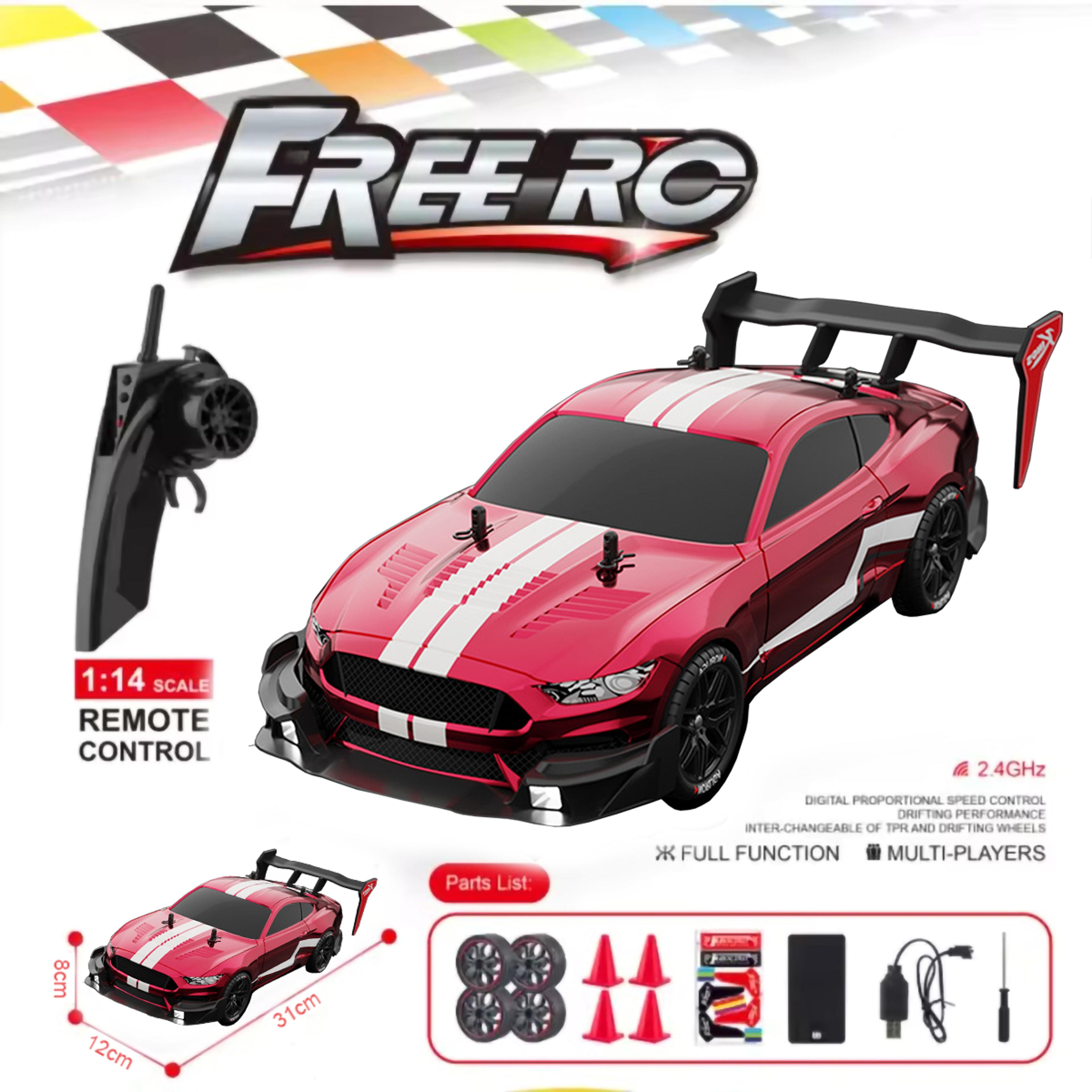 rtr mustang rc drift car scale 4wd high speed remote control racing car