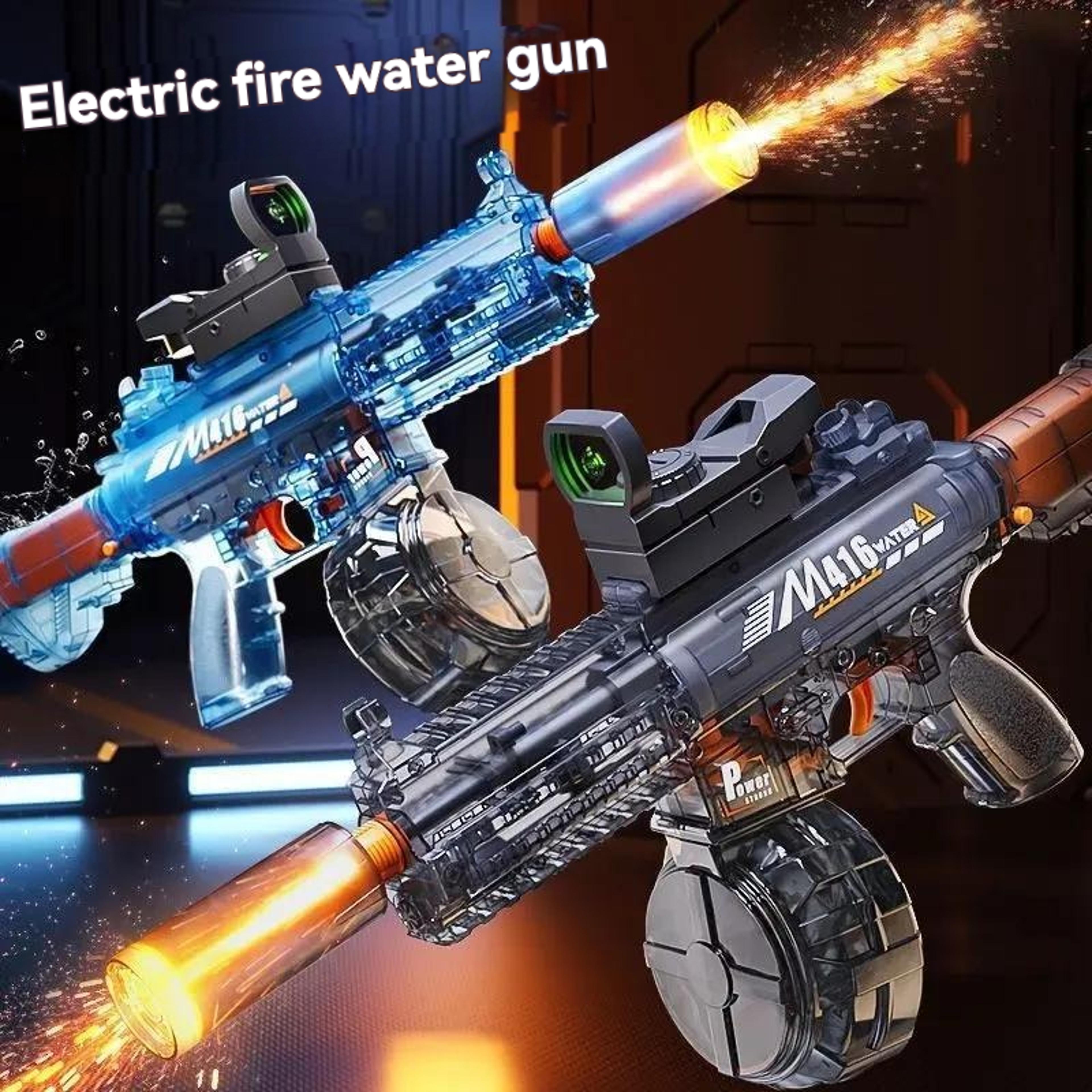m416 electric water gun rechargeable automatic water blaster for kids & outdoor summer fun