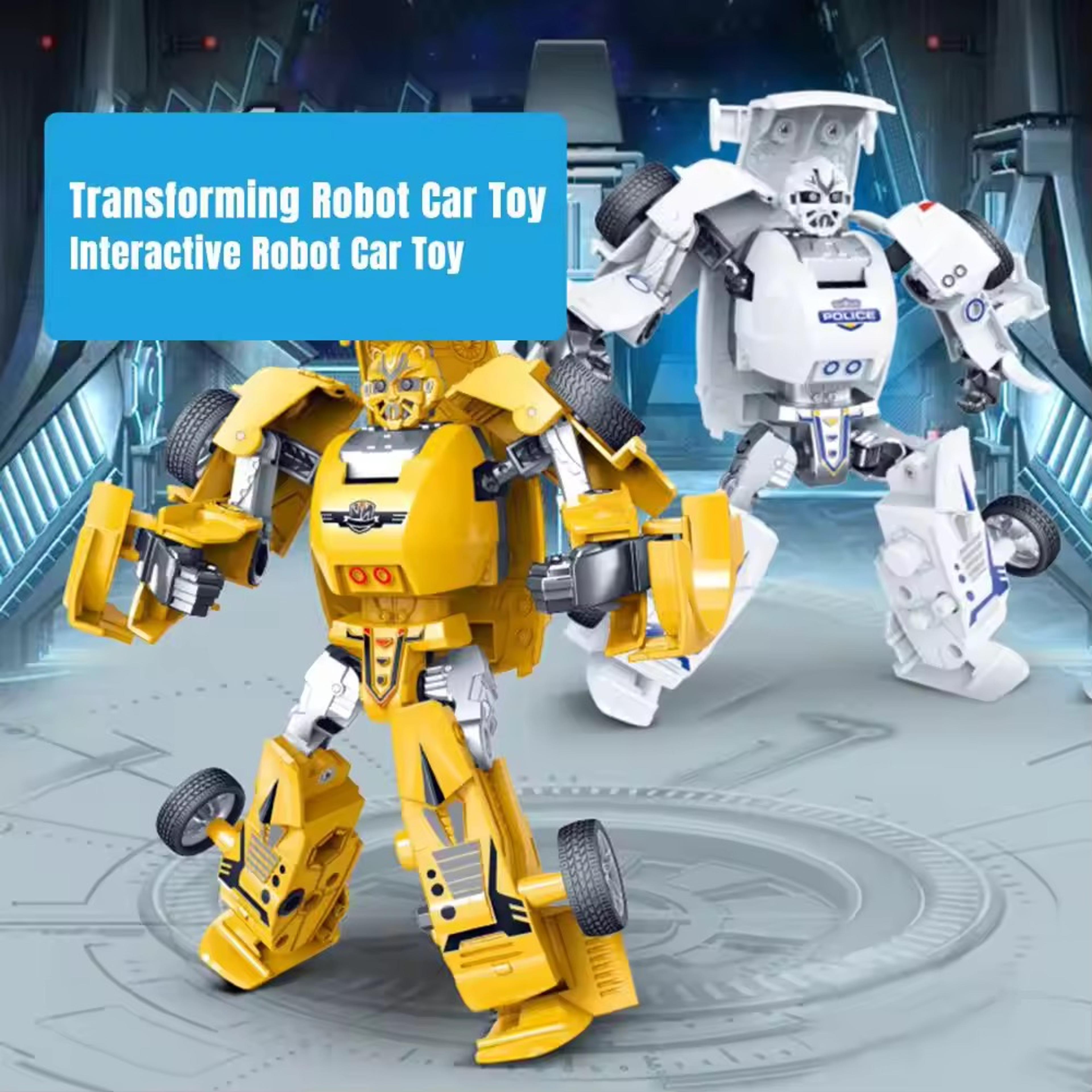 transforming robot car toy 2 in 1 kids race car action figure
