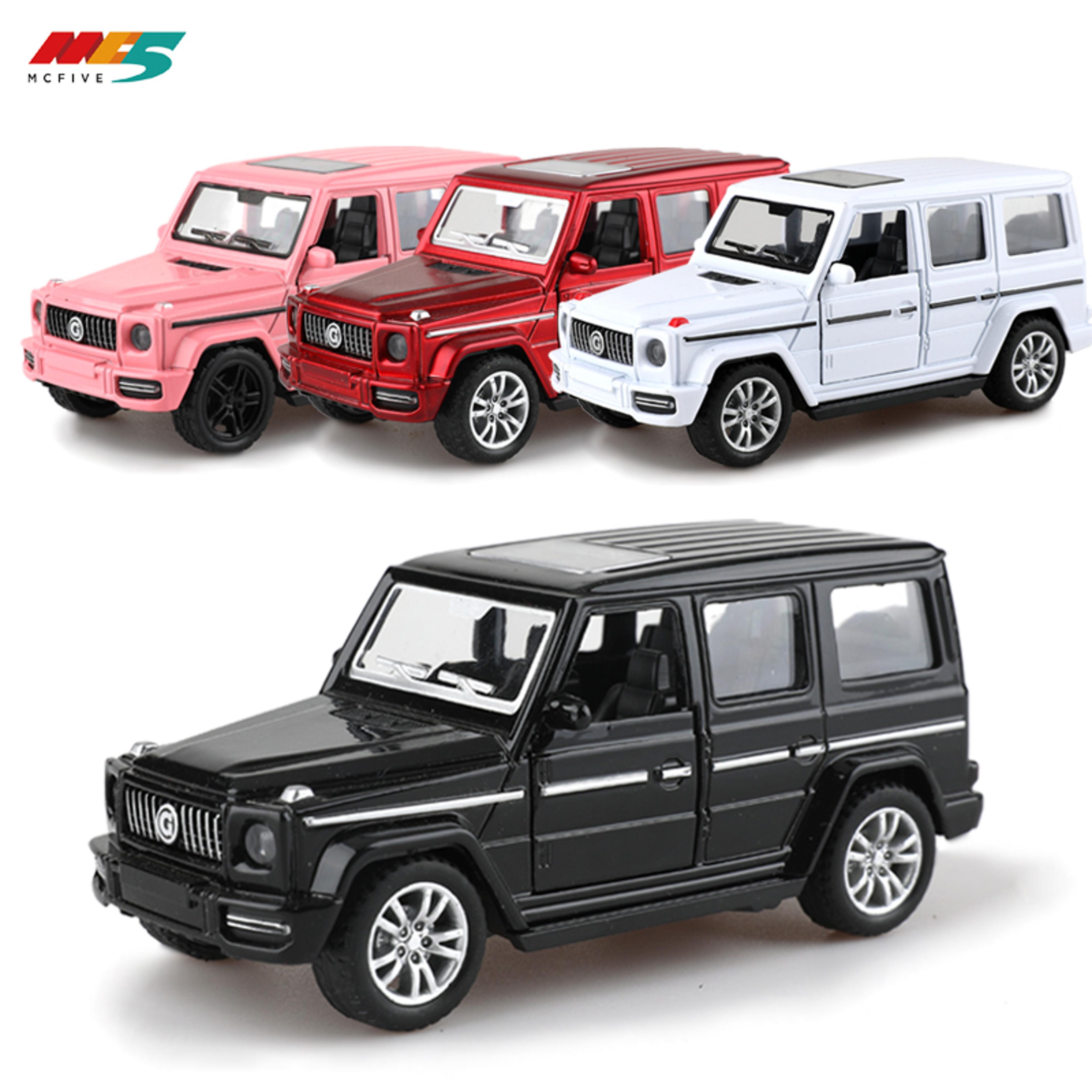 g class die cast model car pull back metal toy with opening doors
