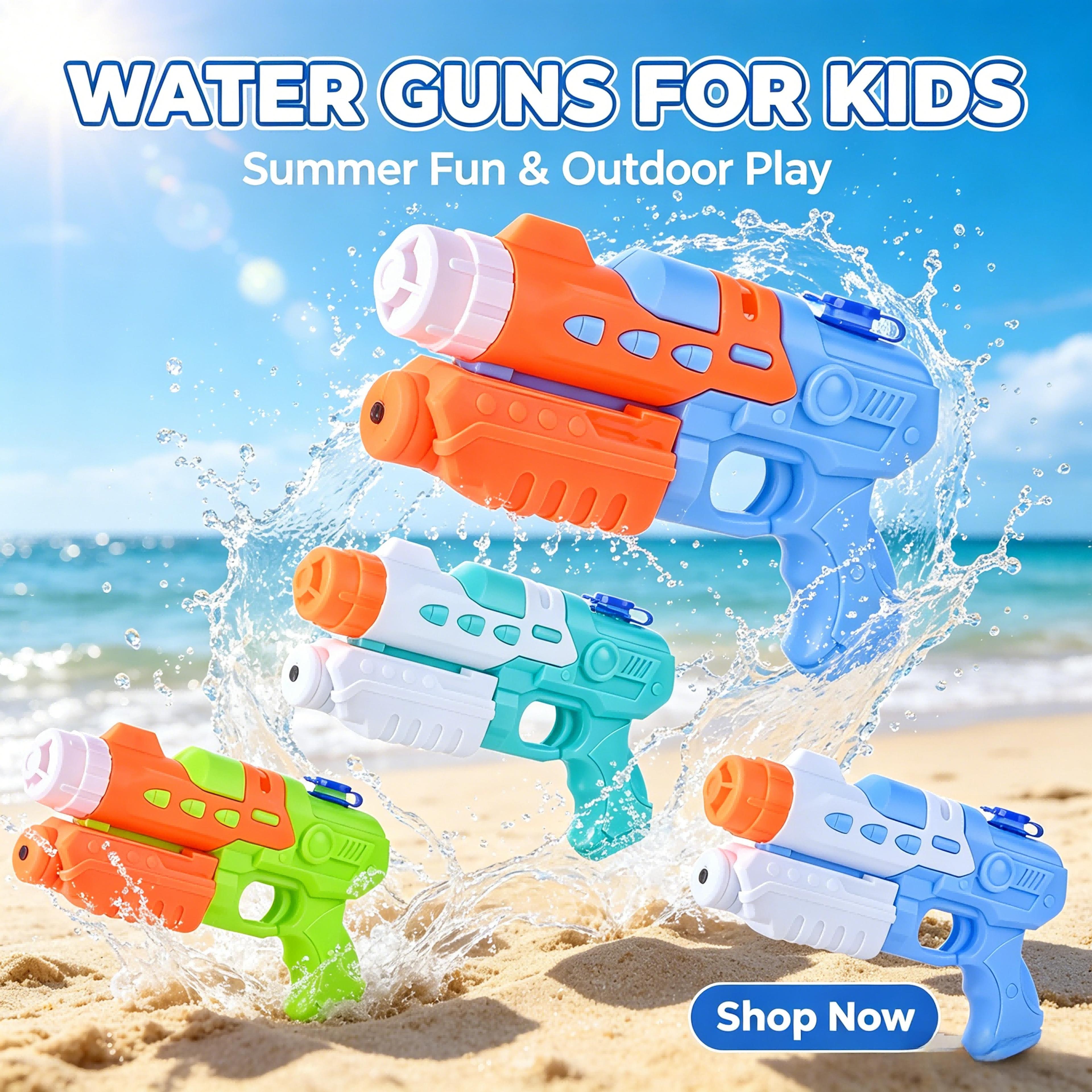 power blast water gun for kids long range squirt gun with large capacity for pool & beach fun