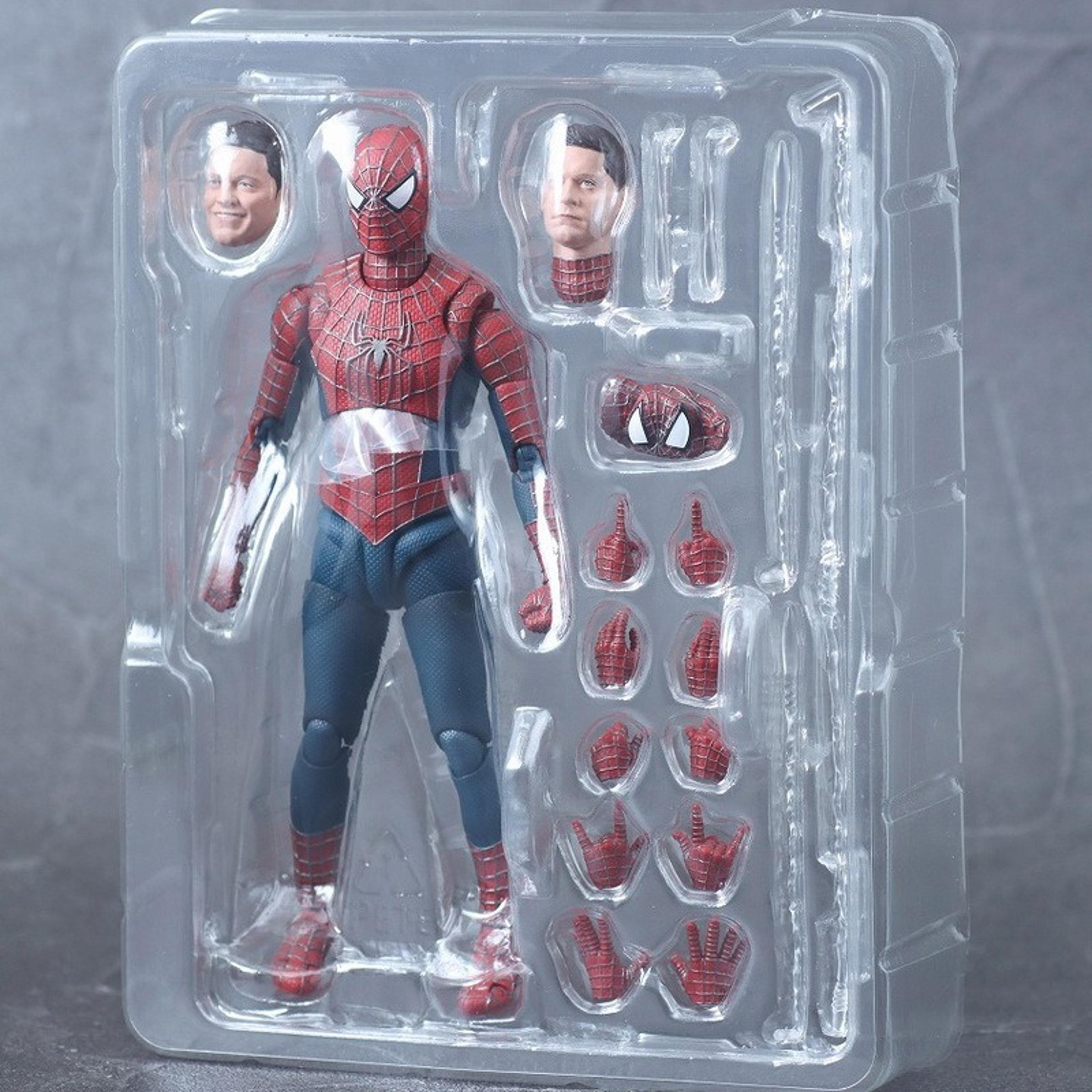 spider-man model kit diy collectible hand statue for superhero fans