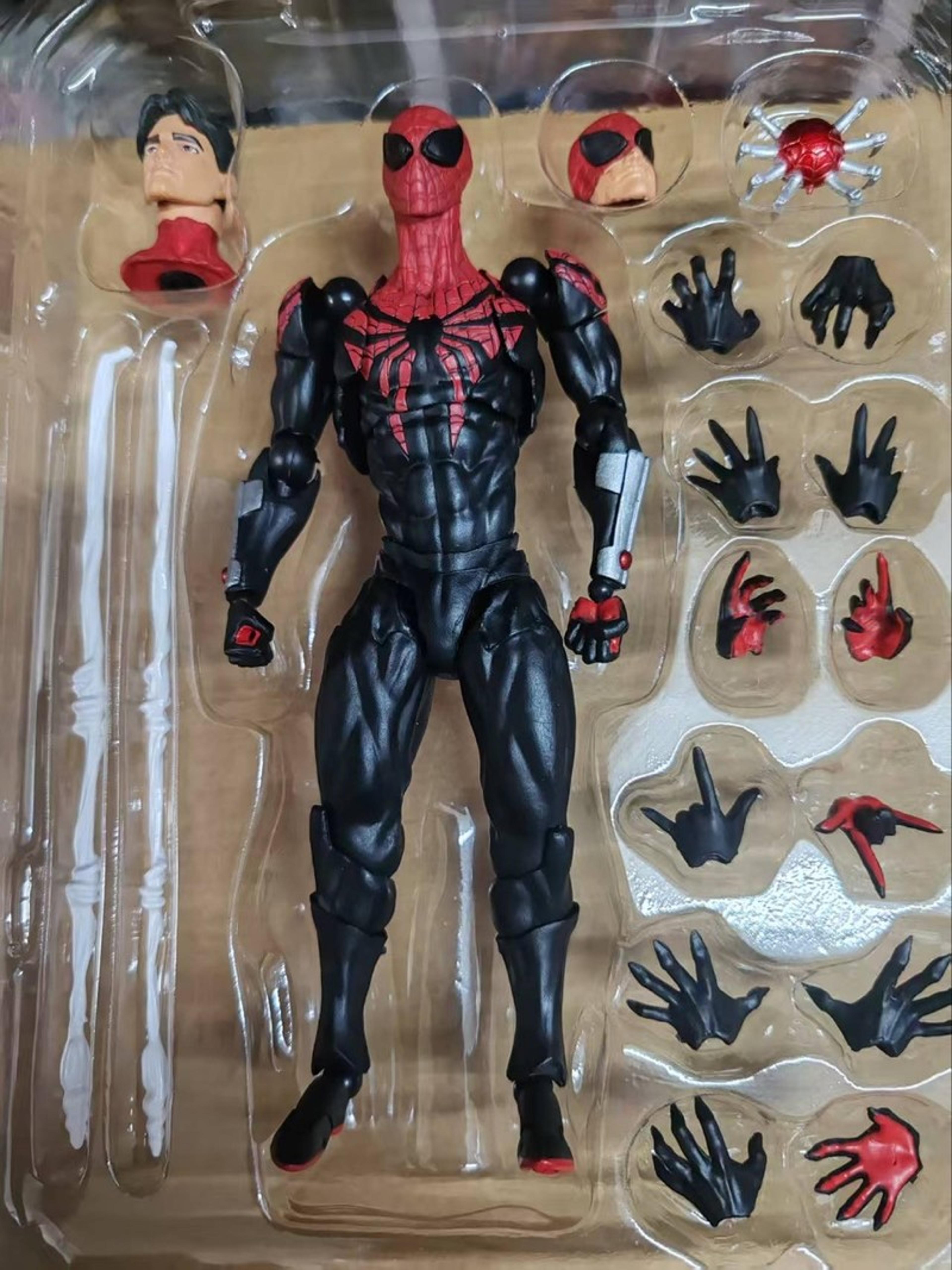 superior spider-man figure 1/12 scale marvel collectible spider-man action figure