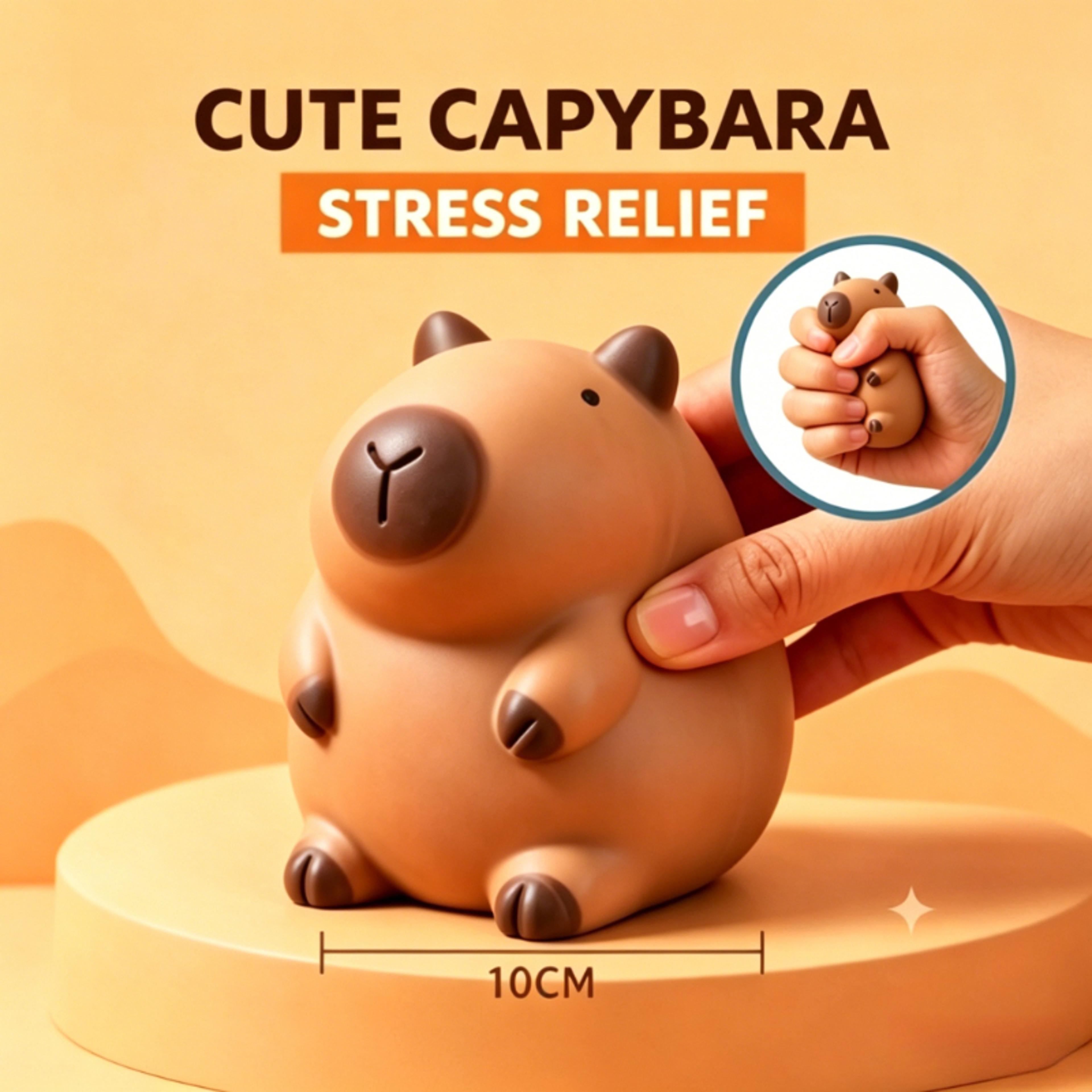 cute capybara squishy slow rising stress relief toy for kids & adults