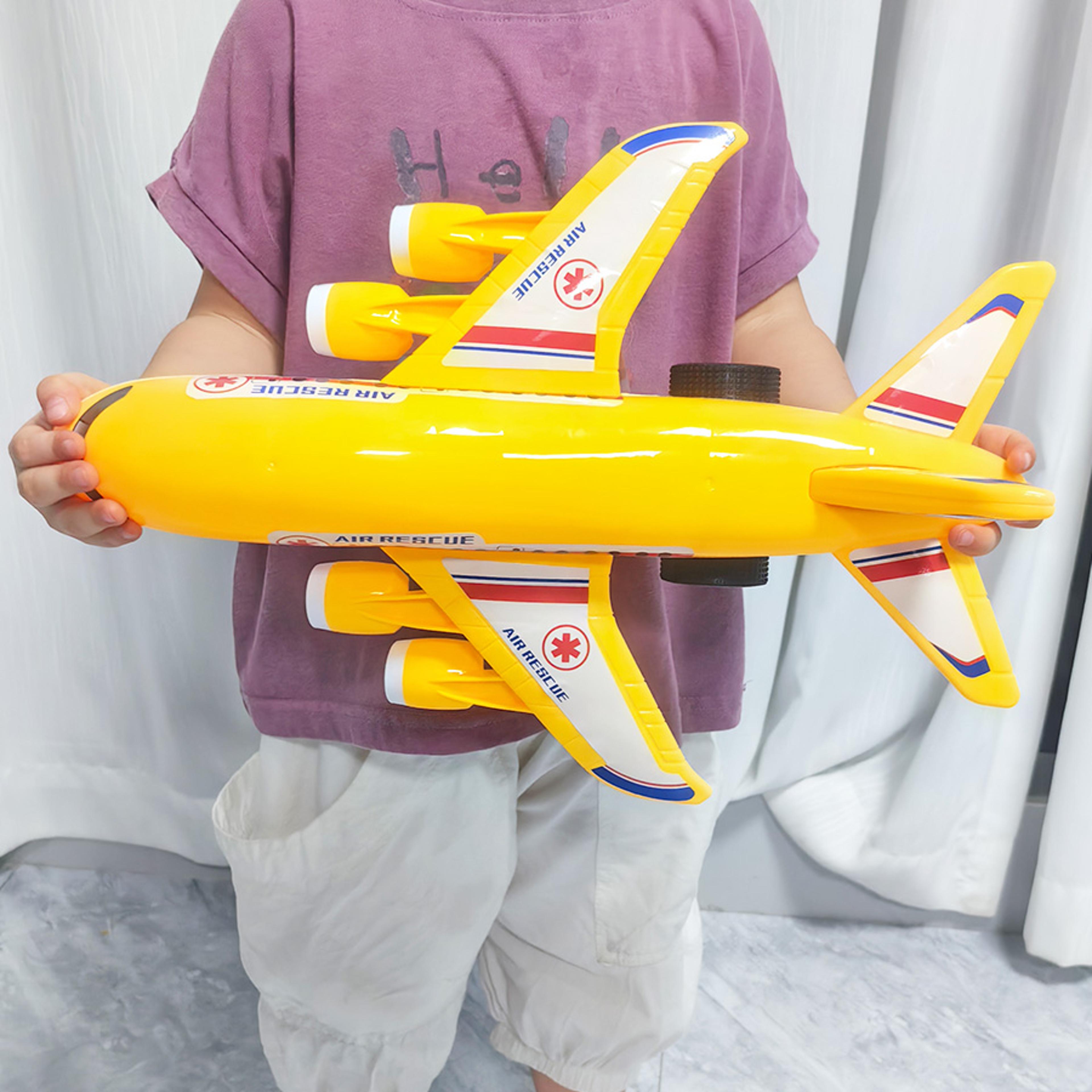 large toy airplane inertia passenger plane toy for kids birthday gift