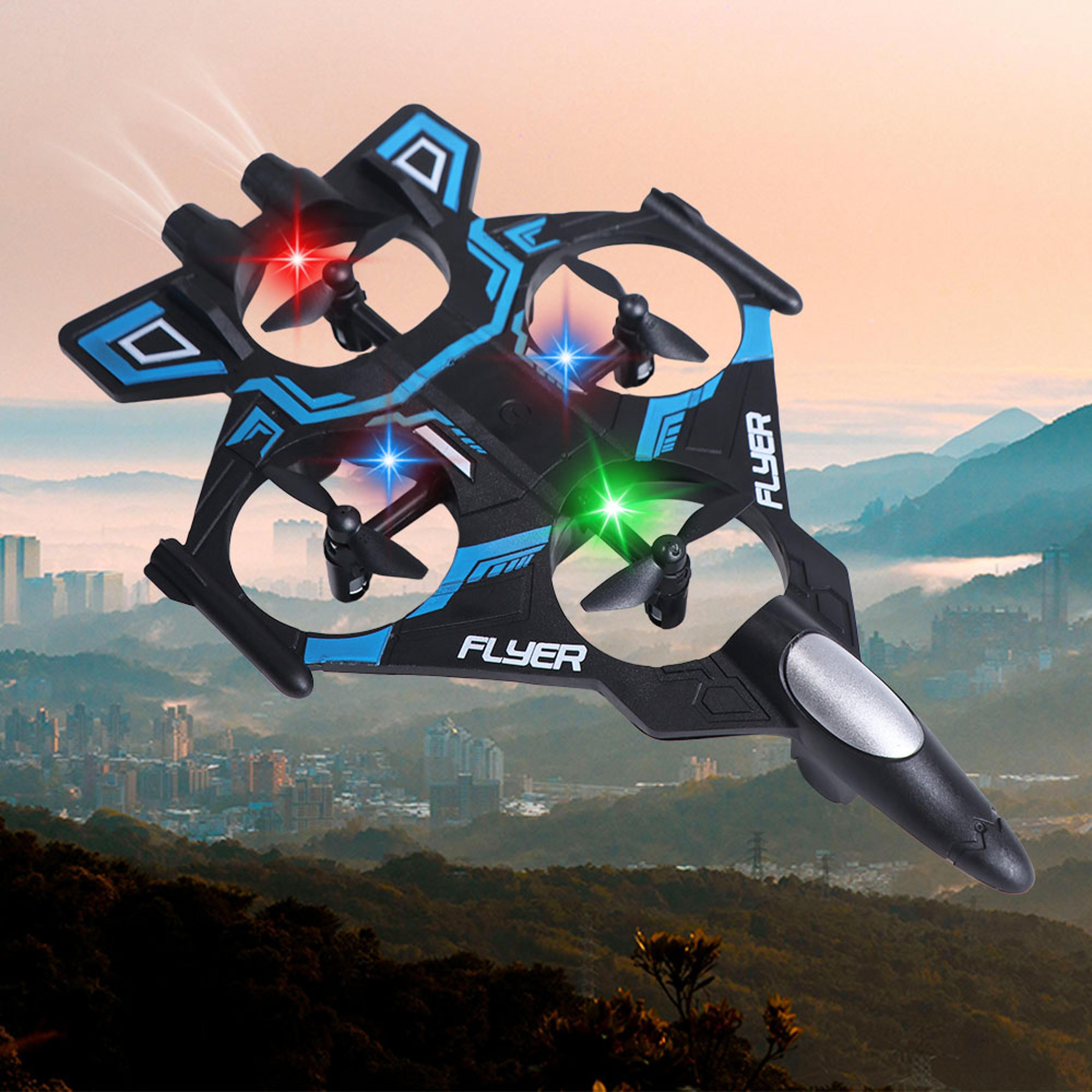 sky blaze rc fighter plane 2.4g gravity sensing foam stunt aircraft with lights