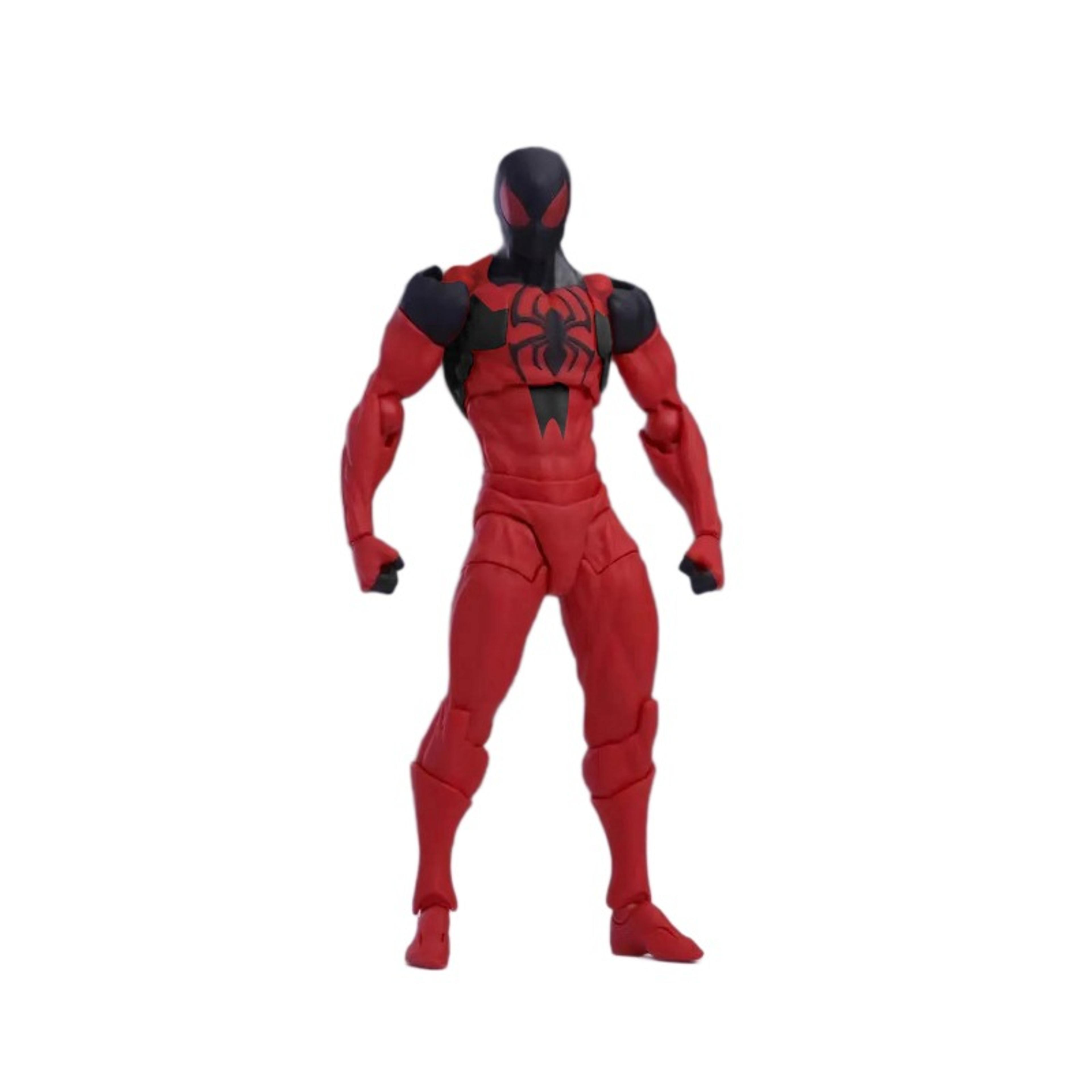 spider man & venom poseable superhero action figure collectible toy for kids