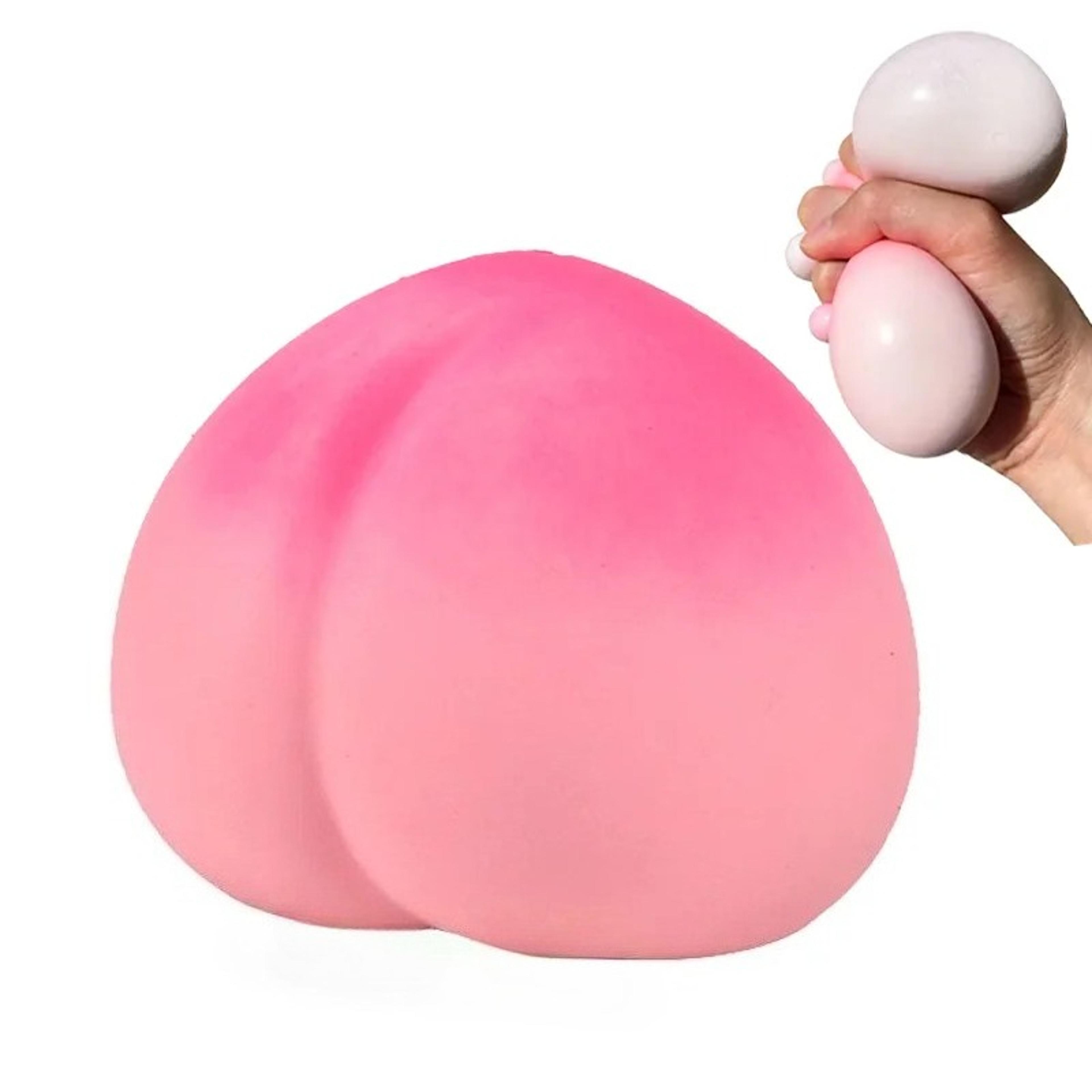 peach stress ball slow rising squishy sensory fidget toy for stress relief