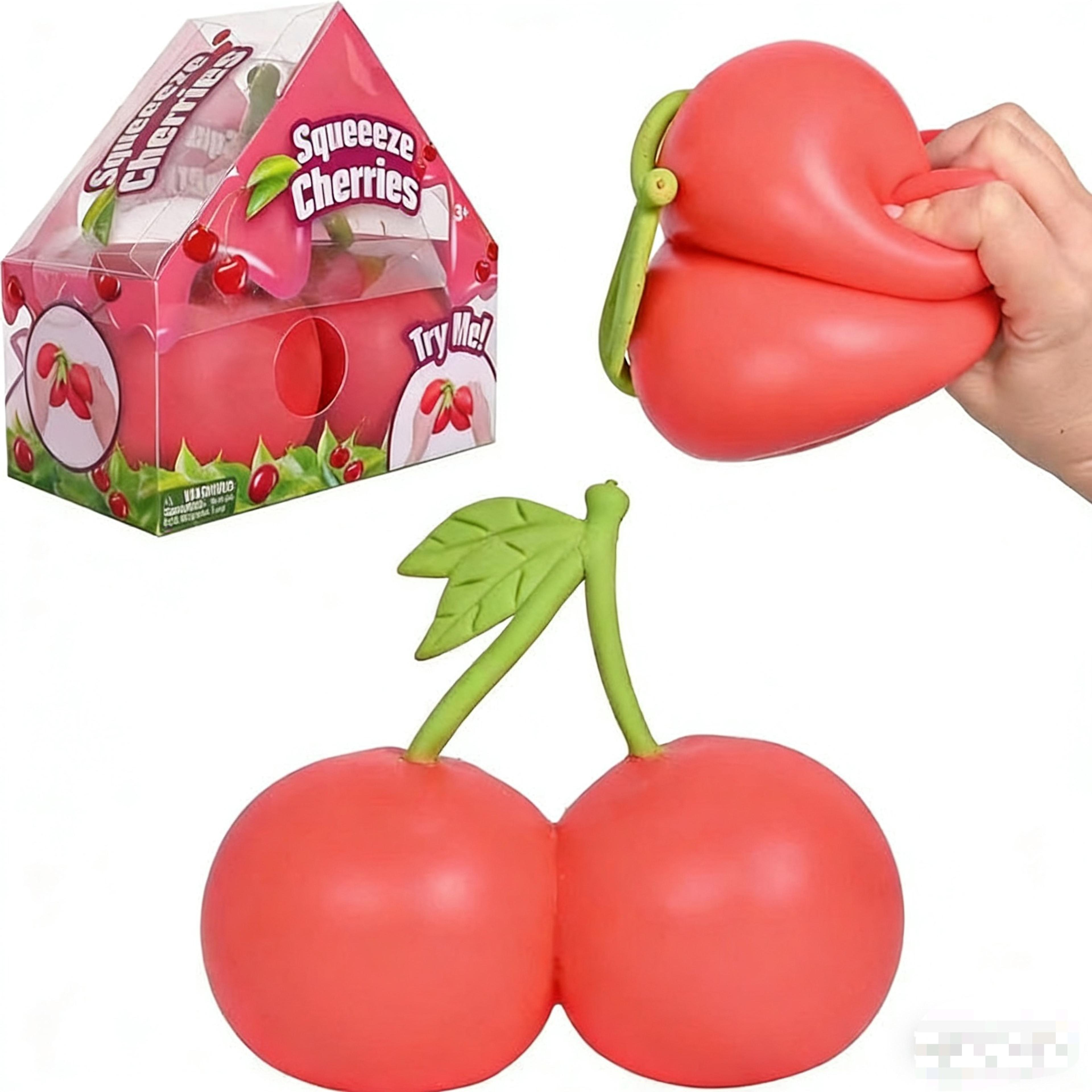 cherry bliss stress relief toy slow rebound squishy sensory fidget squeeze toy for adults