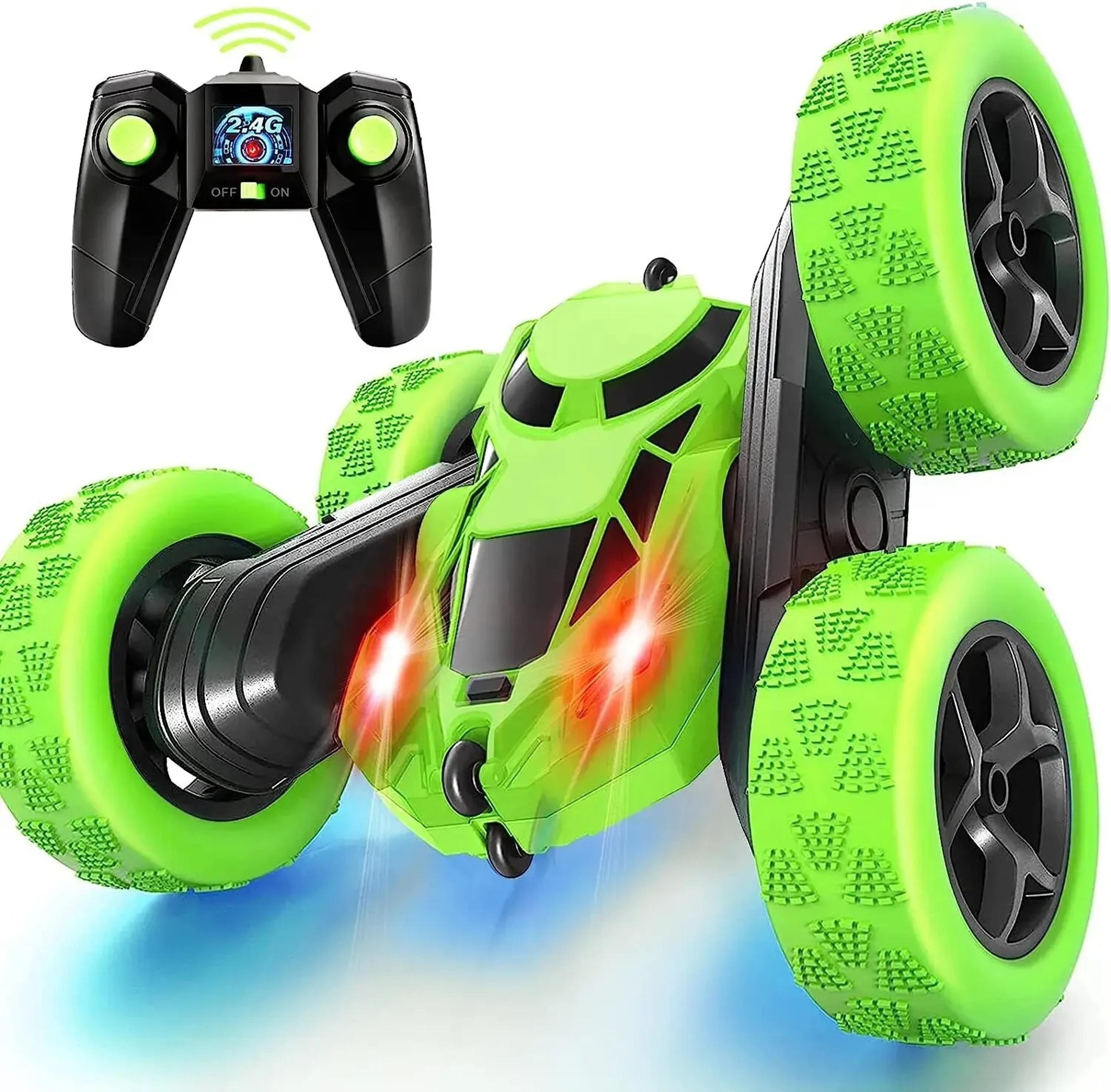 turbo flip rc stunt car 2.4g remote control car with 360° flips & double-sided off-road action
