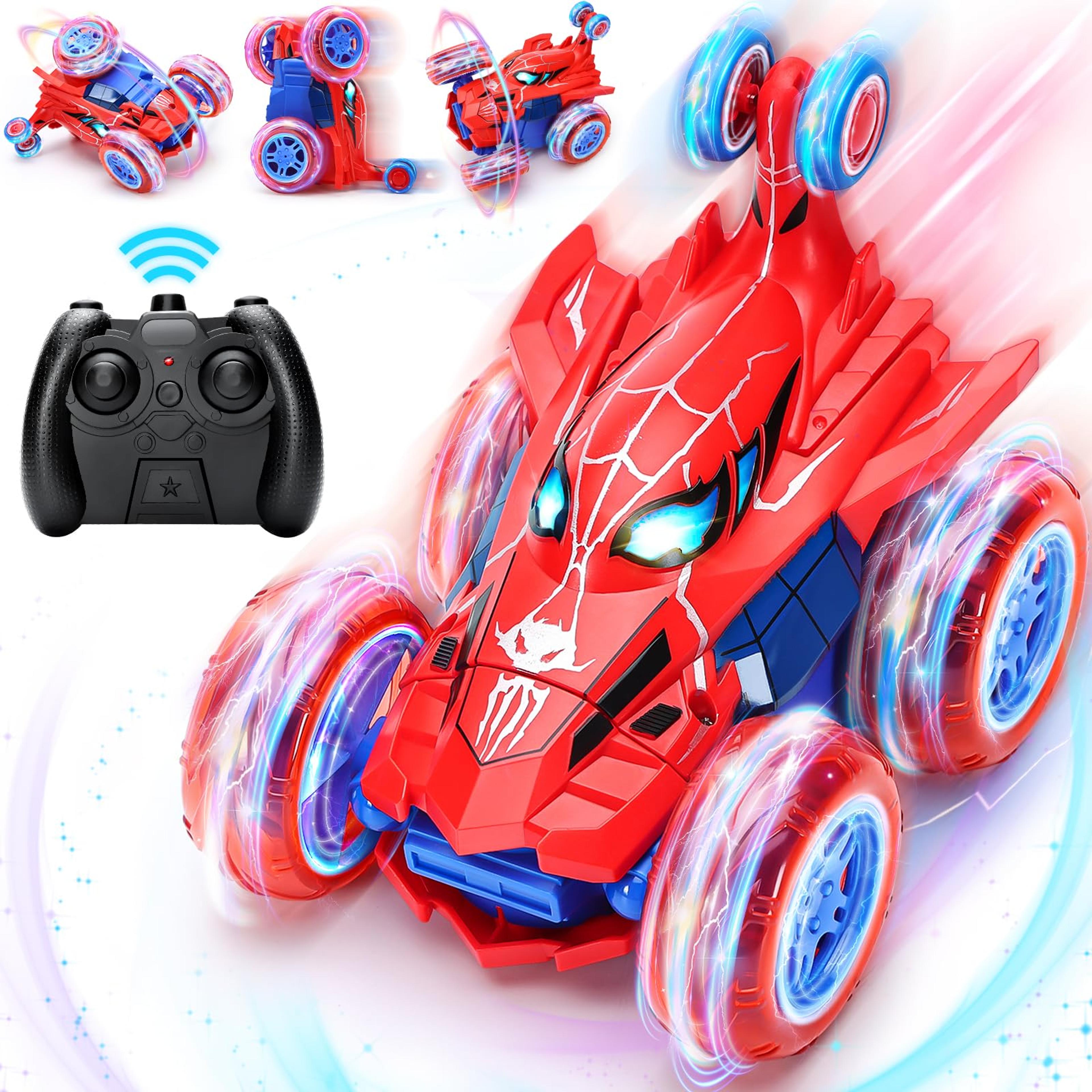spider rc stunt car 2.4ghz remote control tumbling toy for kids