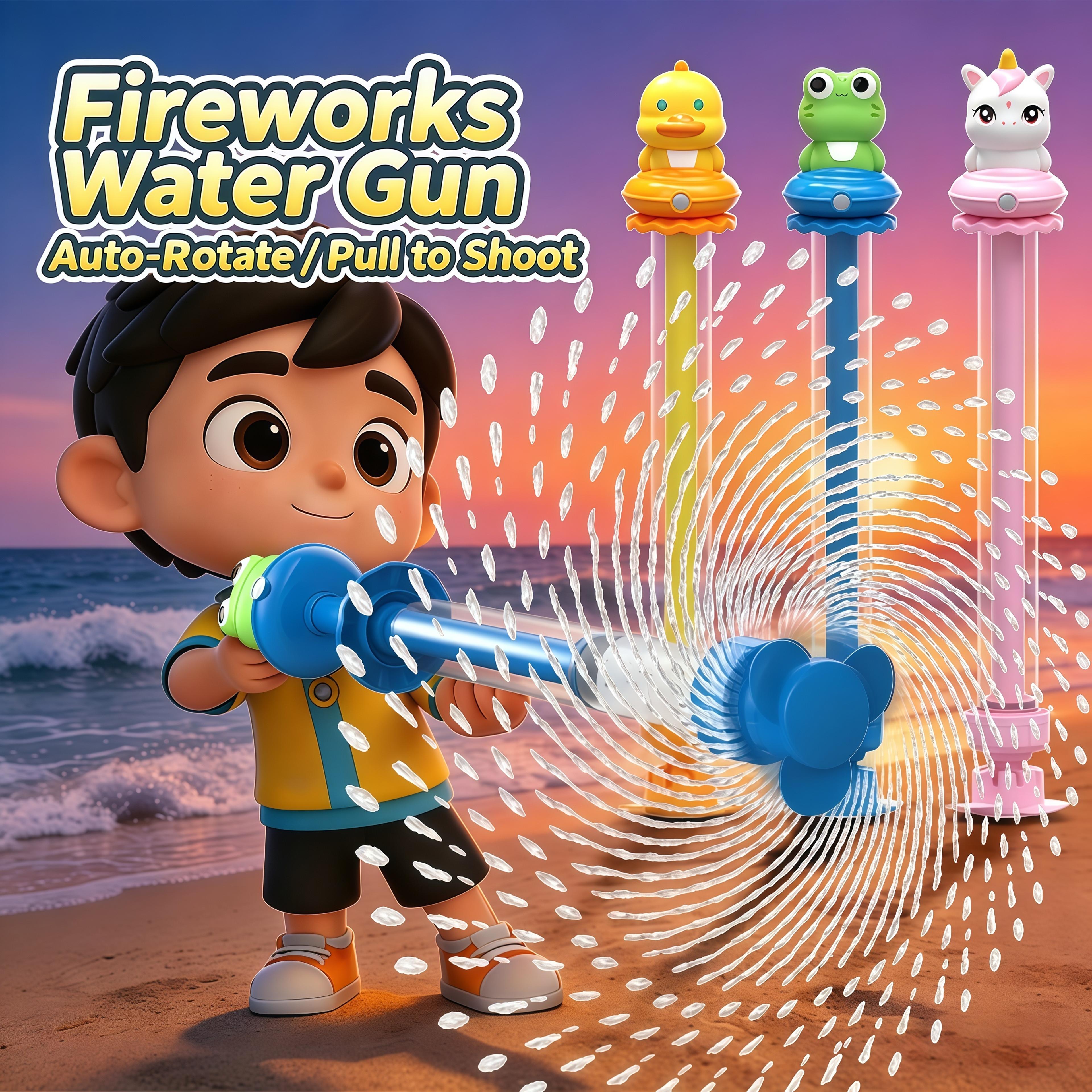 magical unicorn water gun pull-back kids water gun for summer pool & beach fun