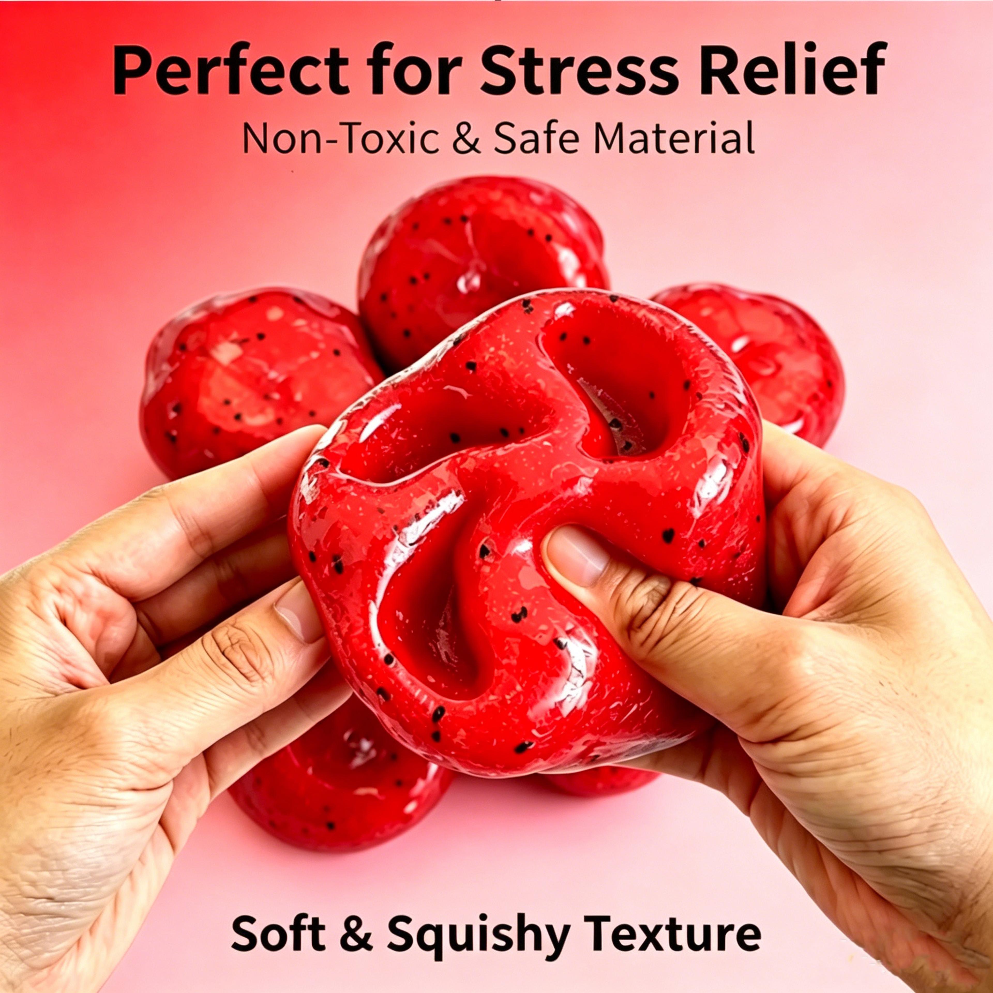 watermelon slush squishy toy soft stress relief toy & sensory fidget toy