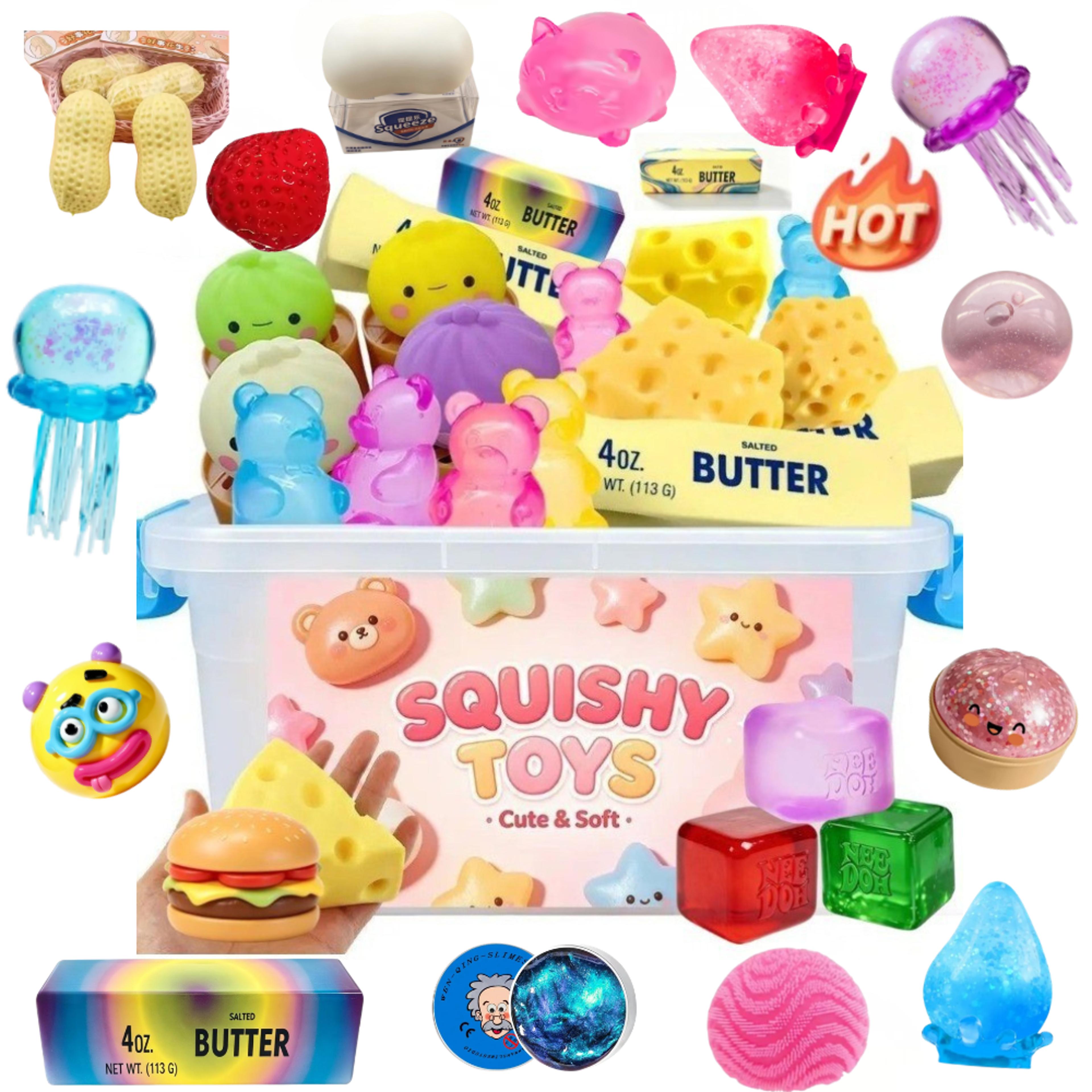 slow rising squishy food toy mystery pack for stress relief and sensory fun
