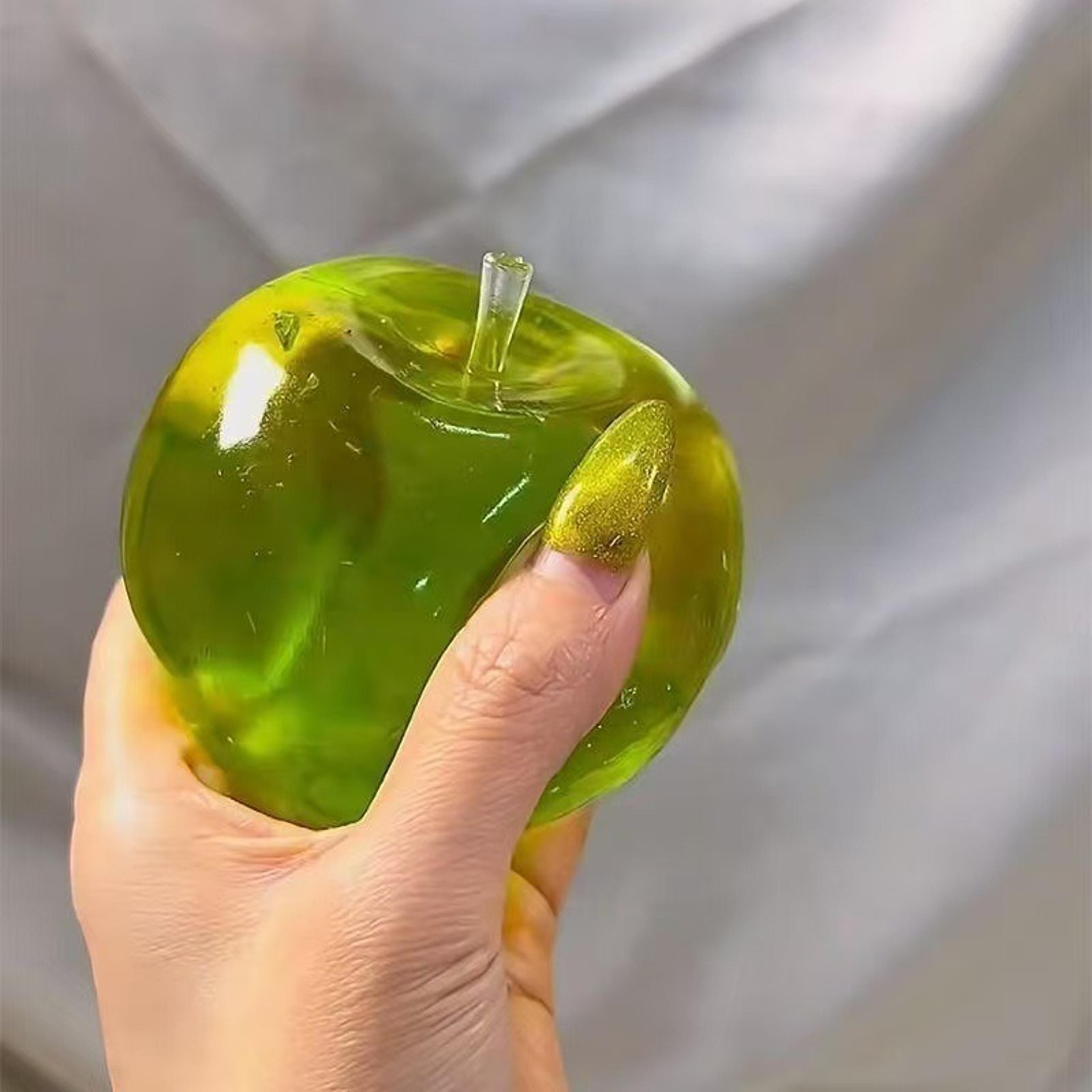 slow rising apple stress ball squishy sensory fidget toy for anxiety relief
