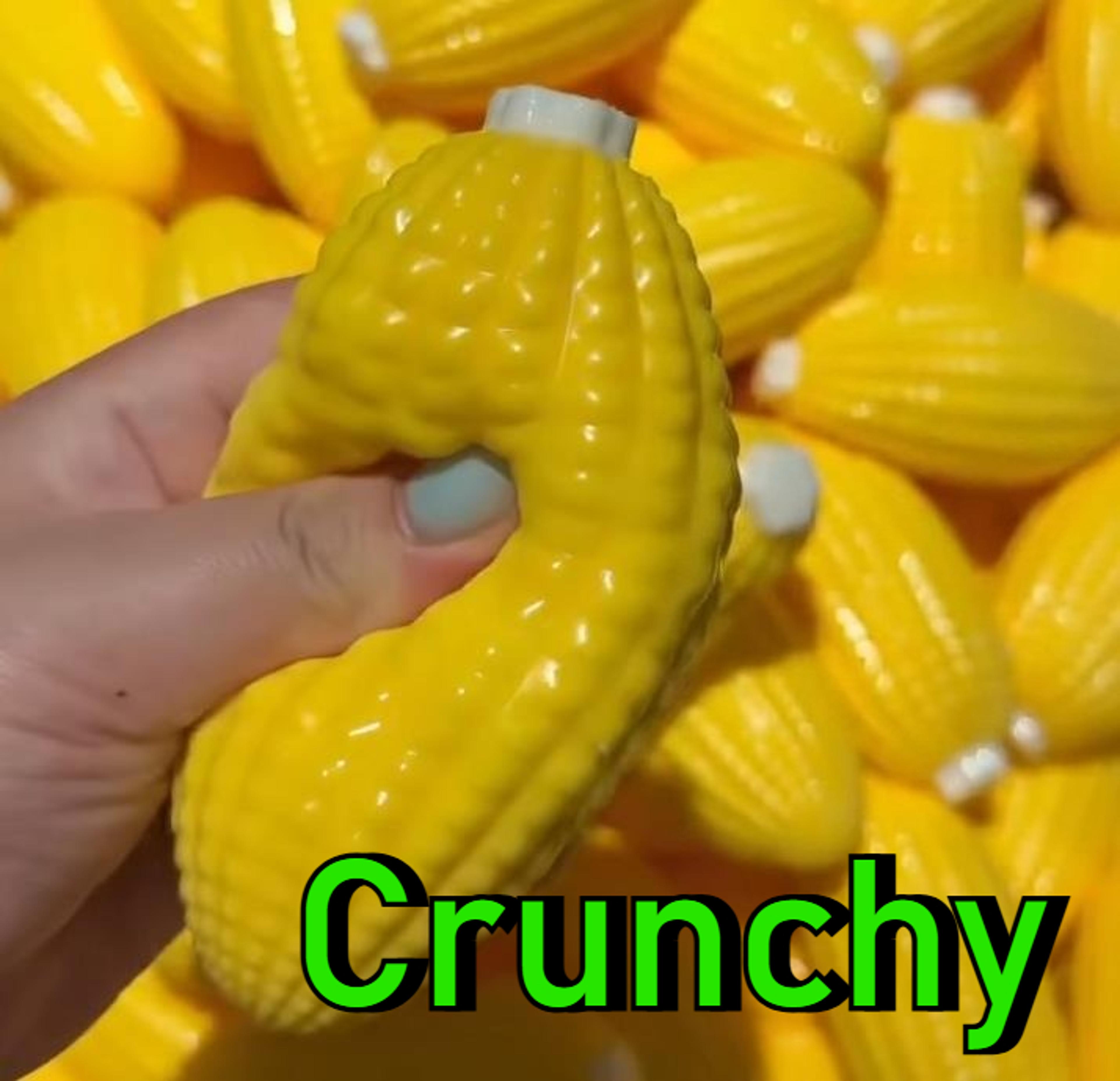crunchy corn stress ball squishy fidget sensory toy for anxiety relief & asmr relaxation