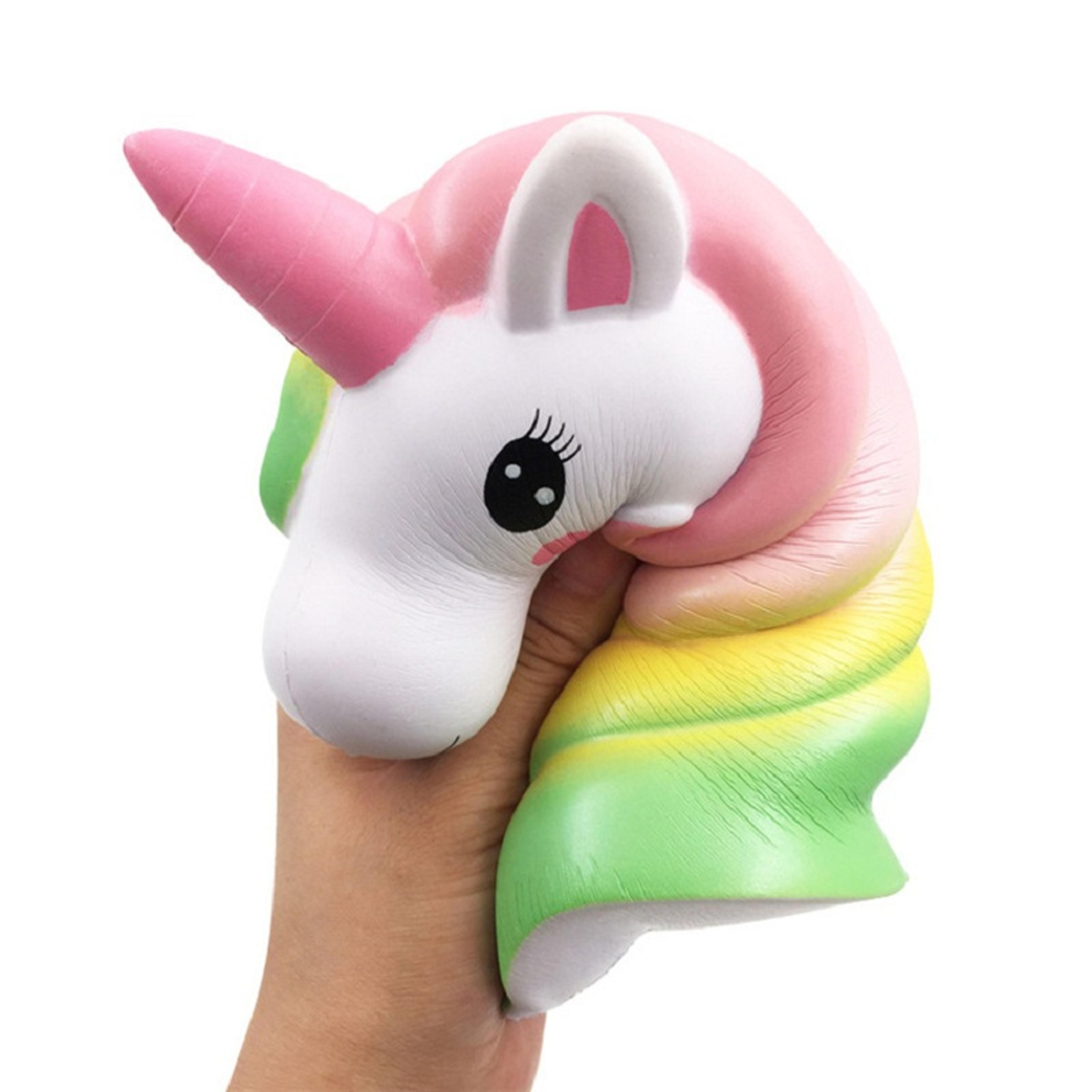 jumbo unicorn squishy slow rising stress relief toy for kids & adults