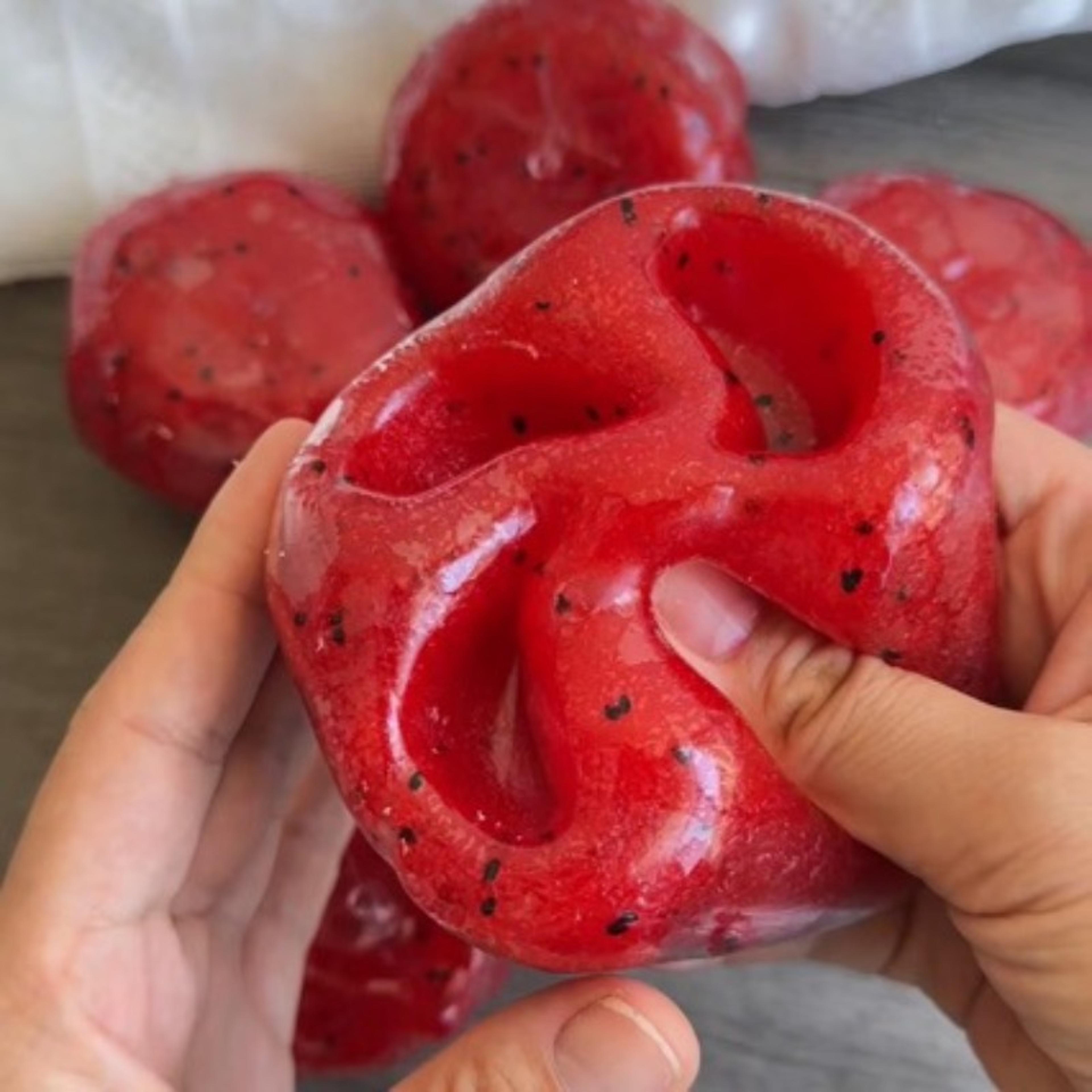 realistic watermelon squishy toy slow rising stress relief toy for kids & adults